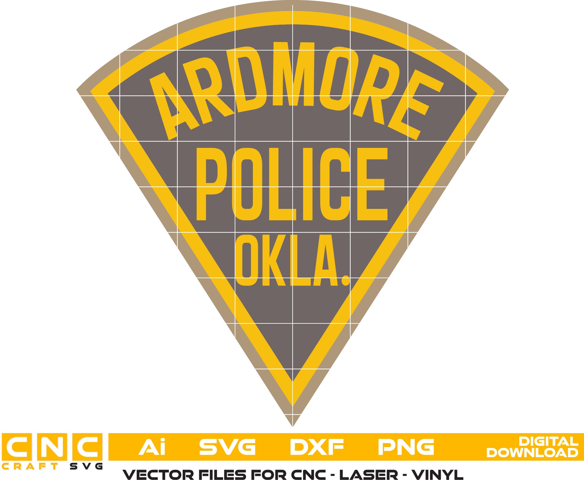 Ardmore Police Patch/ Badge Colour file