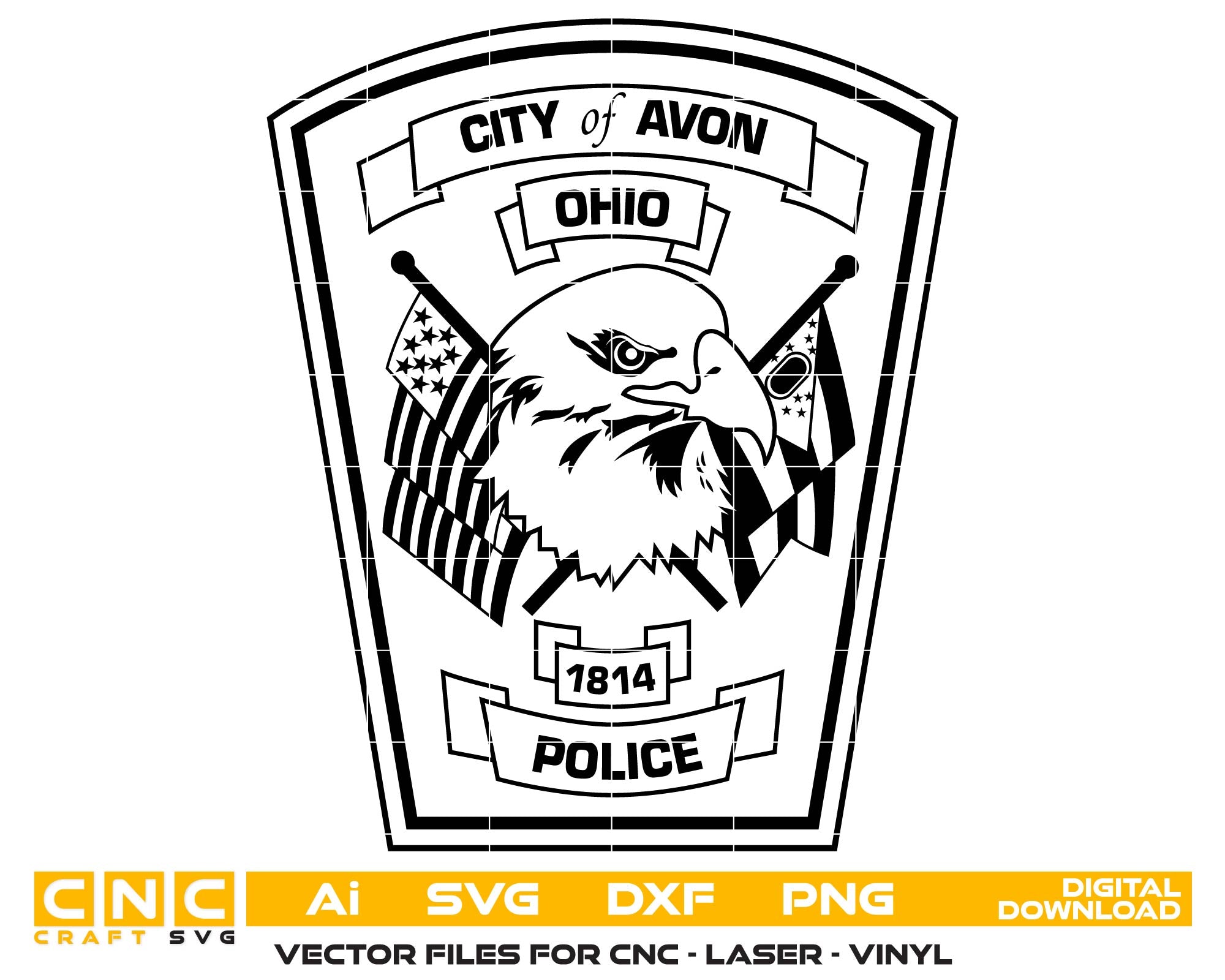 City of Avon Police Dept. Patch, Ohio