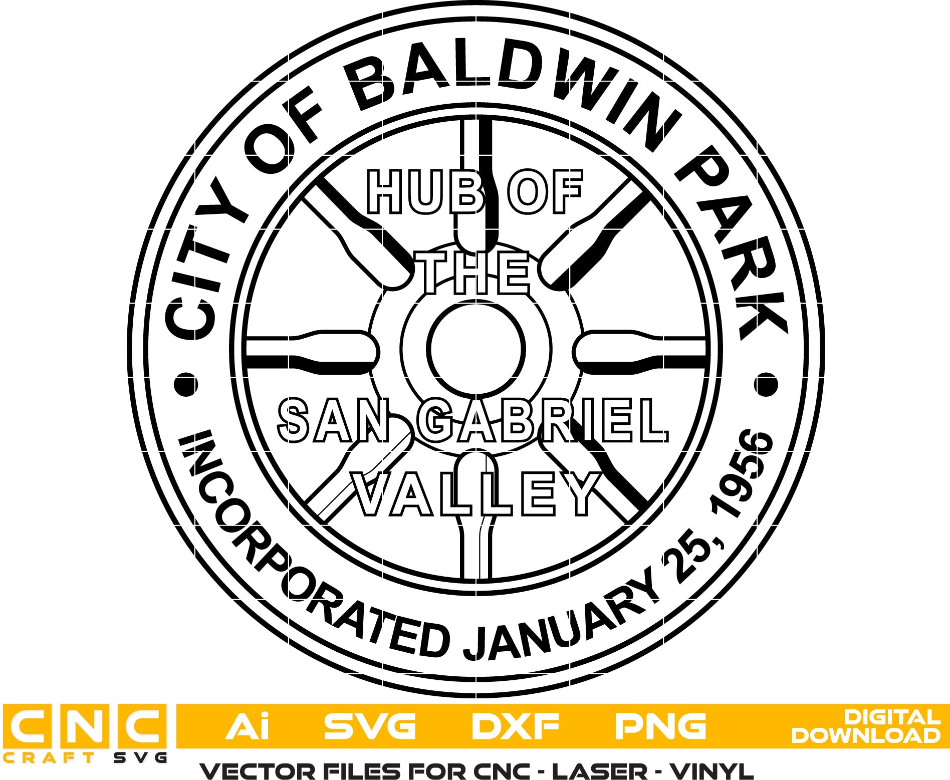 City of Baldwin Park Seal, San Gabriel