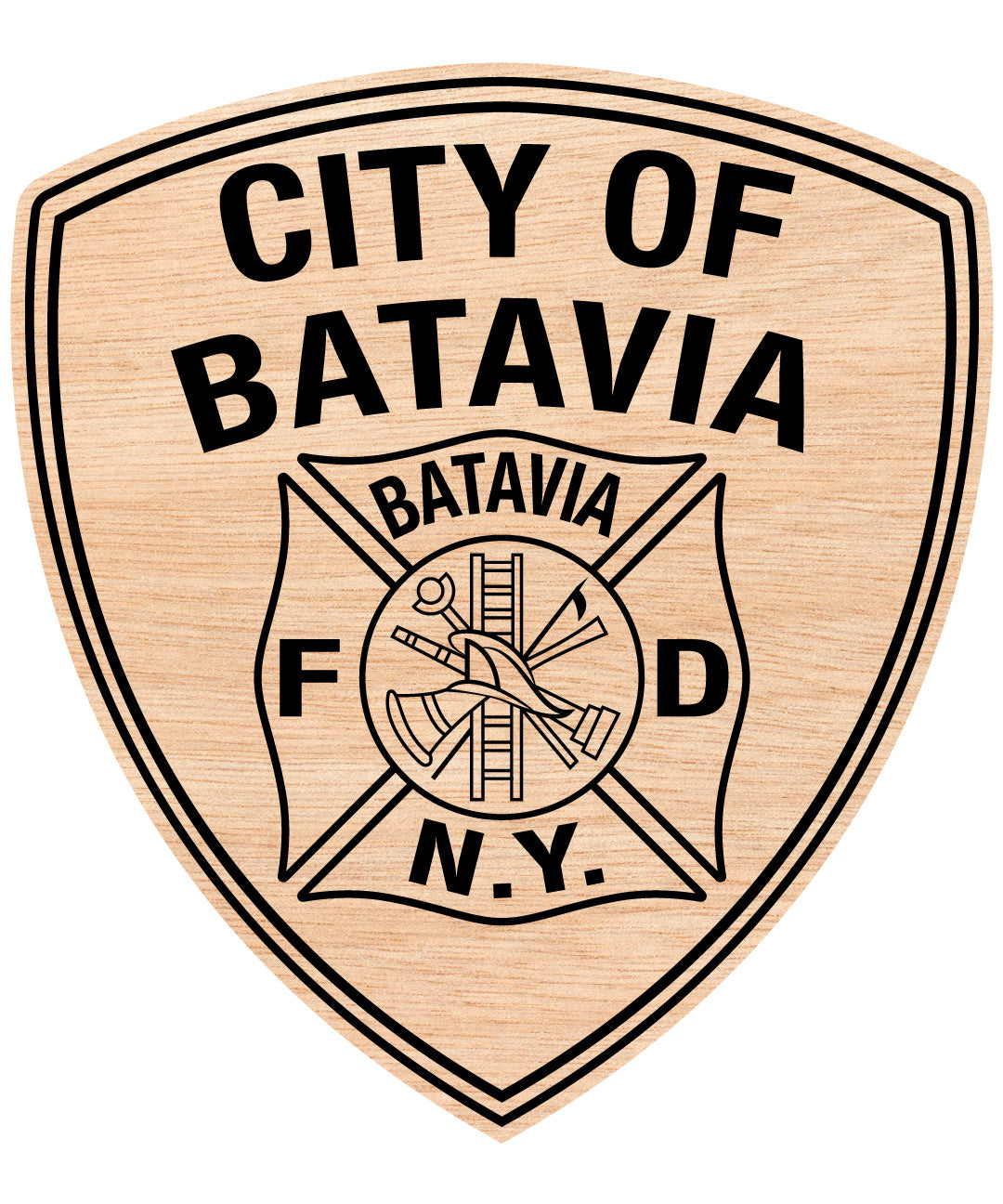 City of Batavia Fire Department Badge
