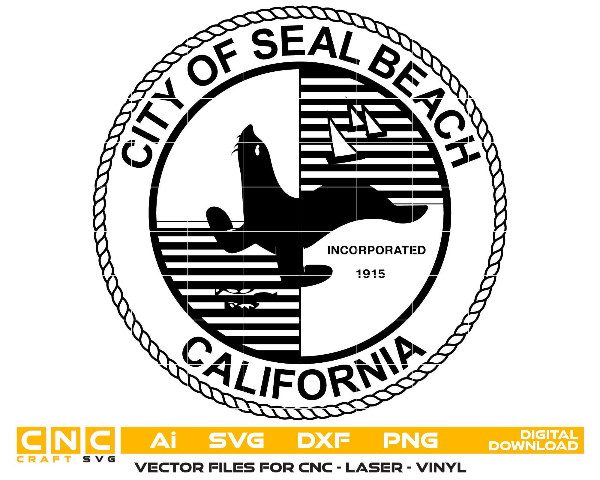 City of Beach Seal California