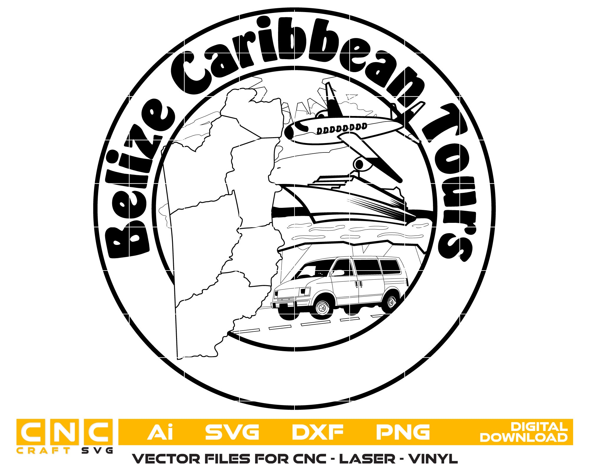 City of Belize Caribbean Tours Seal