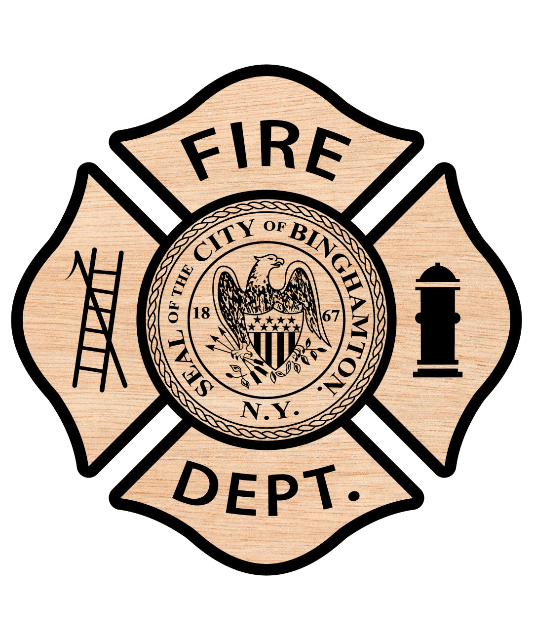 City of Binghamton Fire Dept Badge