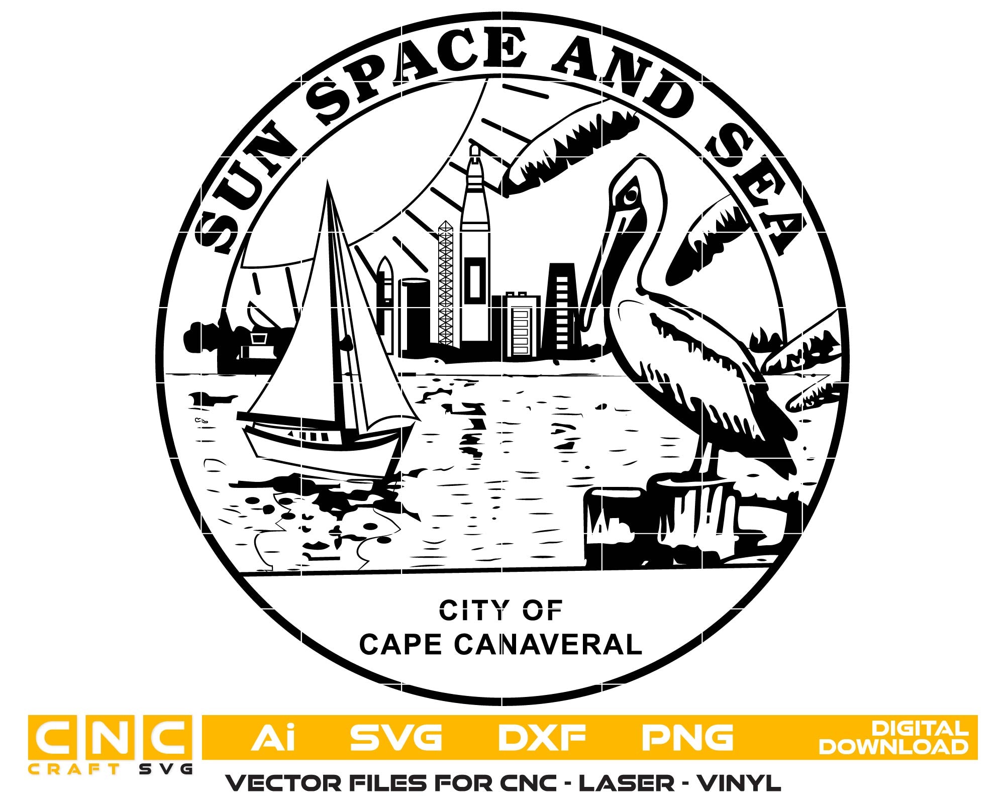 City of Cape Canaveral Seal, Florida