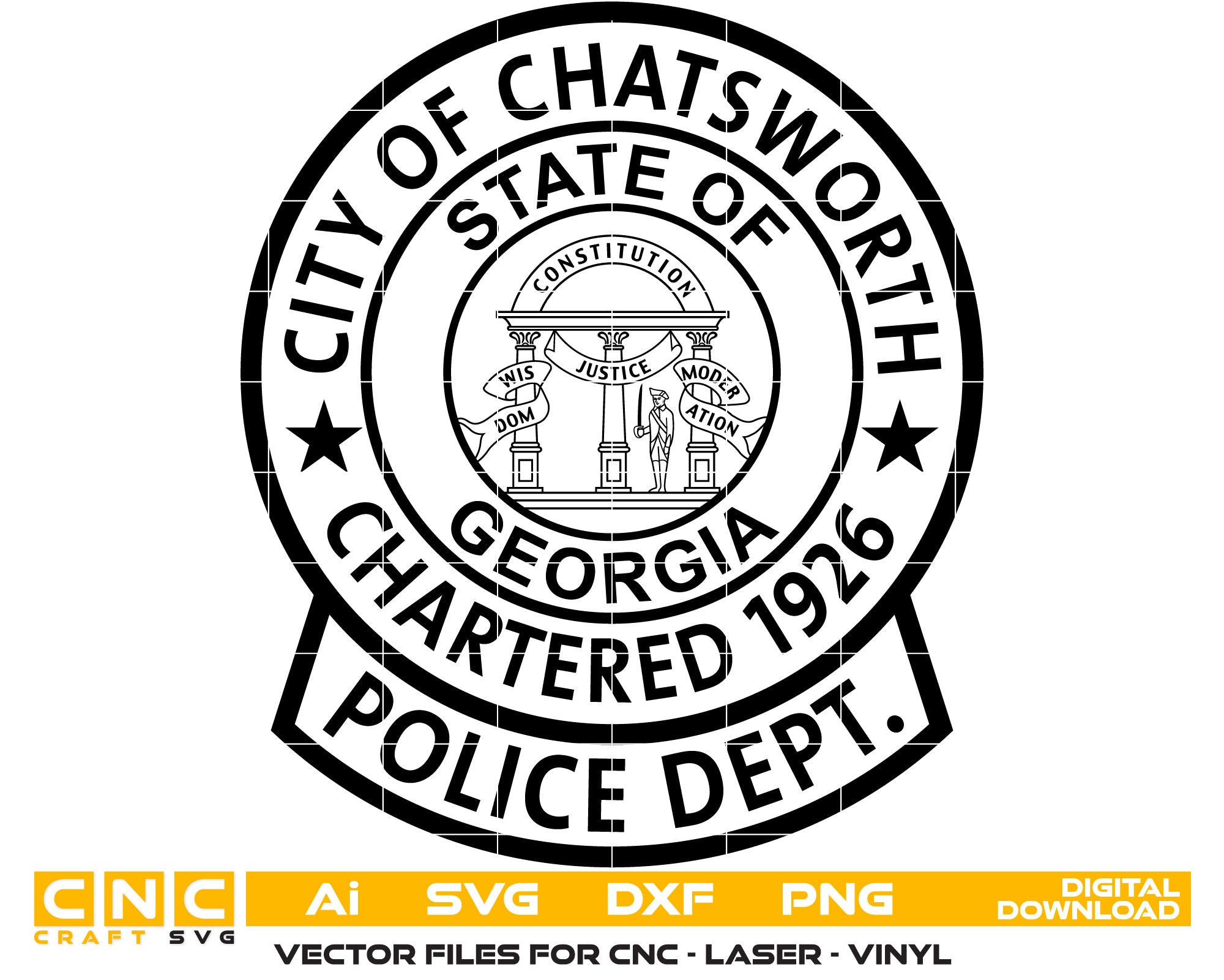 City of Chatsworth Police Badge