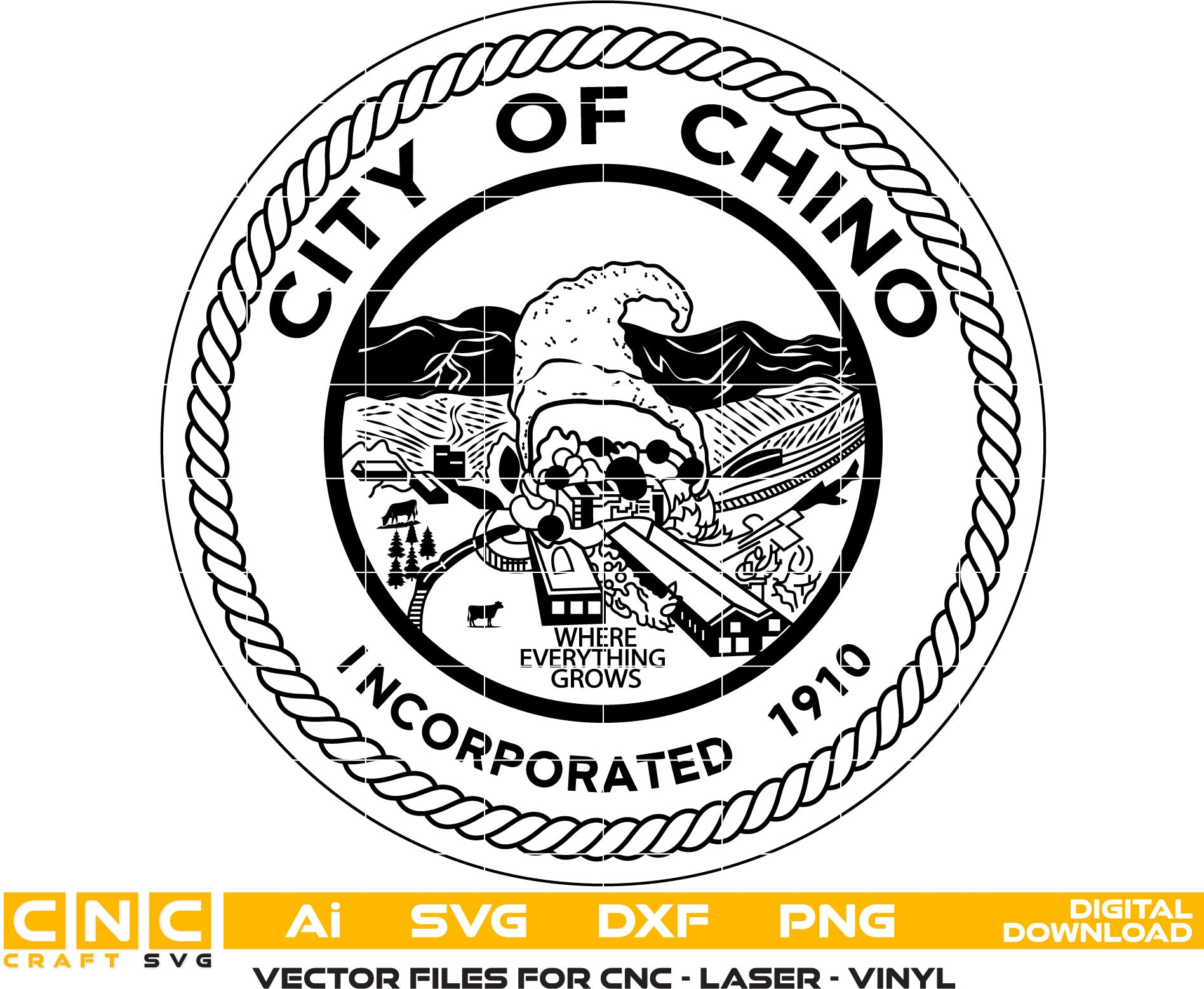 City of Chino Seal, California