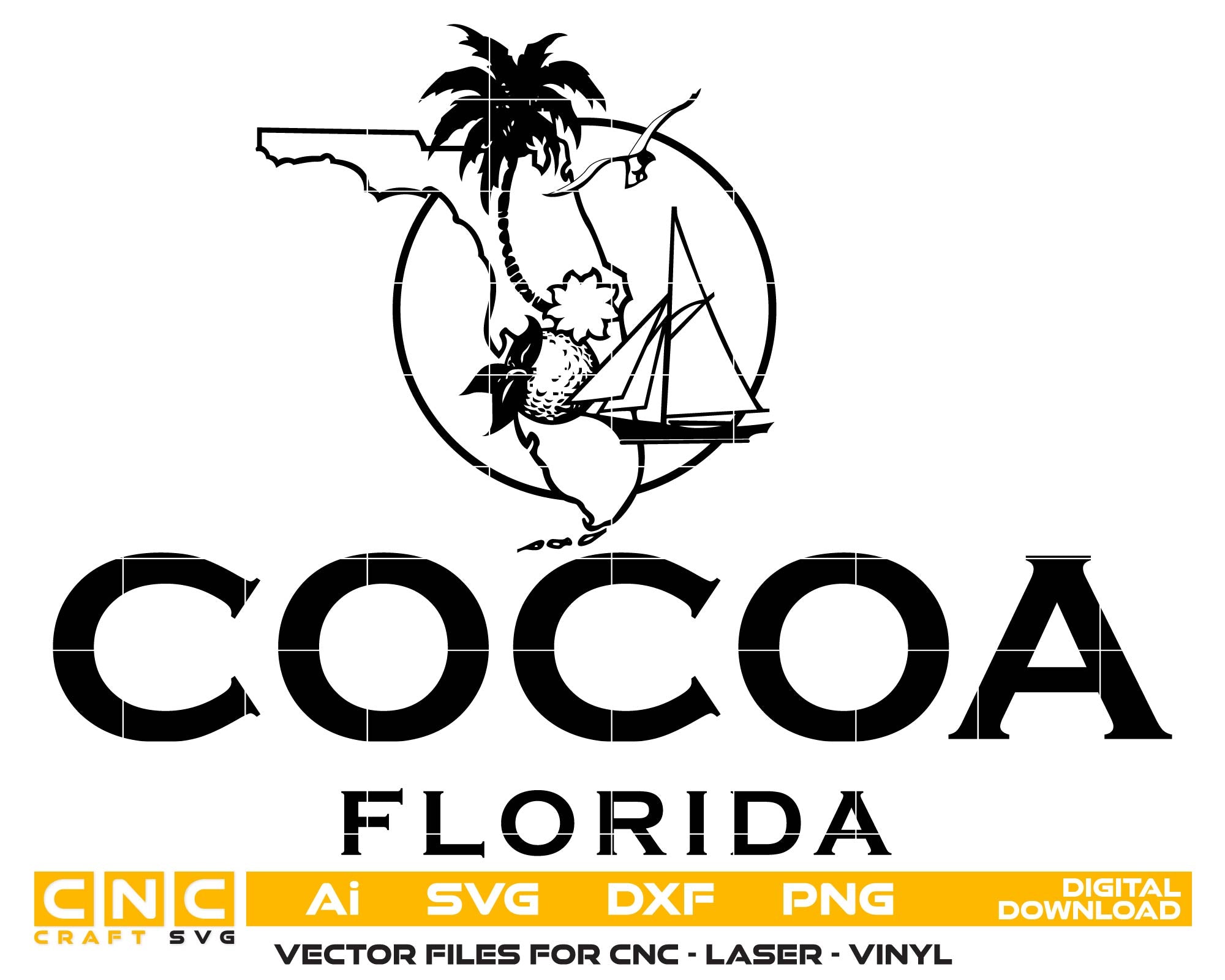City of Cocoa Logo Florida