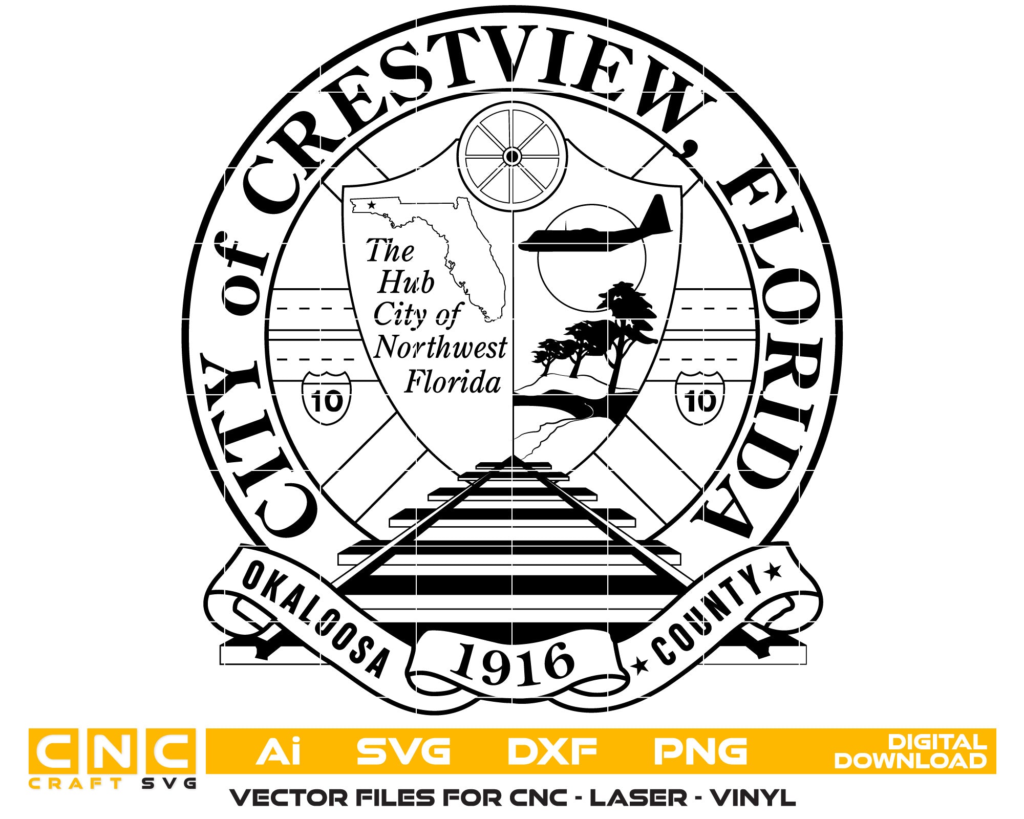 City of Crestview Florida Logo