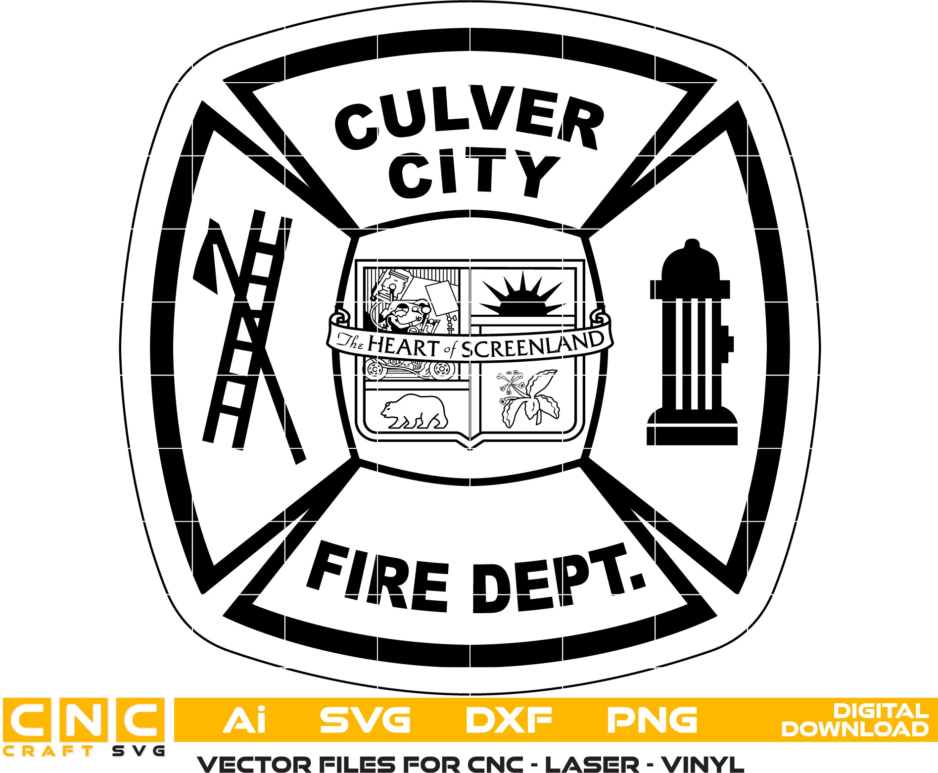 City of Culver Fire Dept Badge
