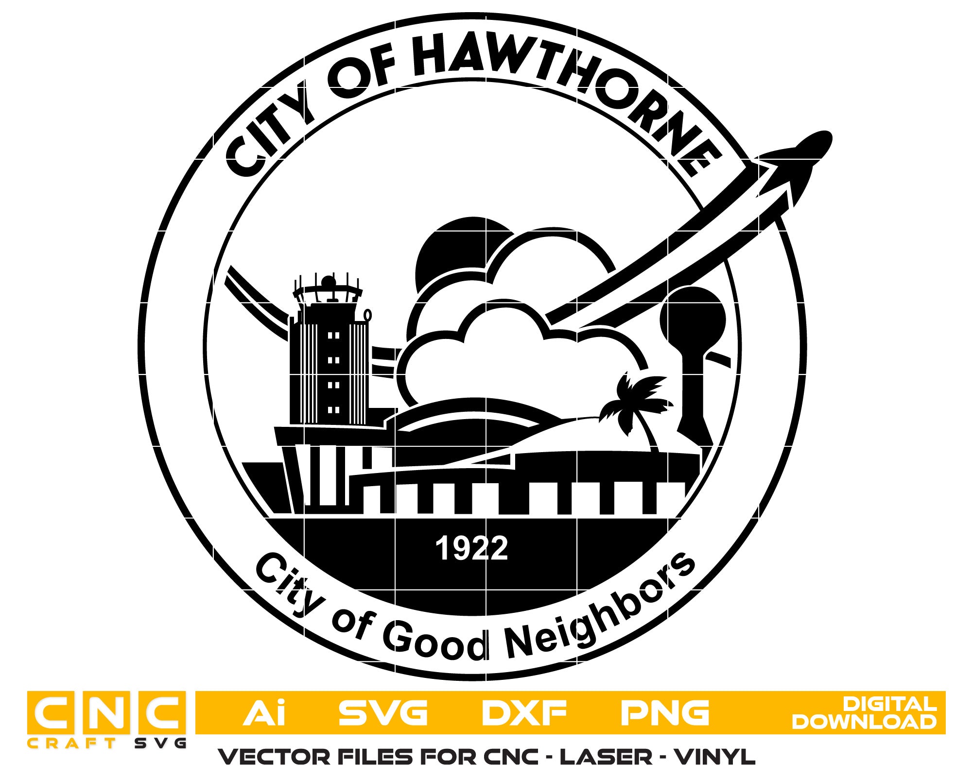 City of Hawthorne logo, California