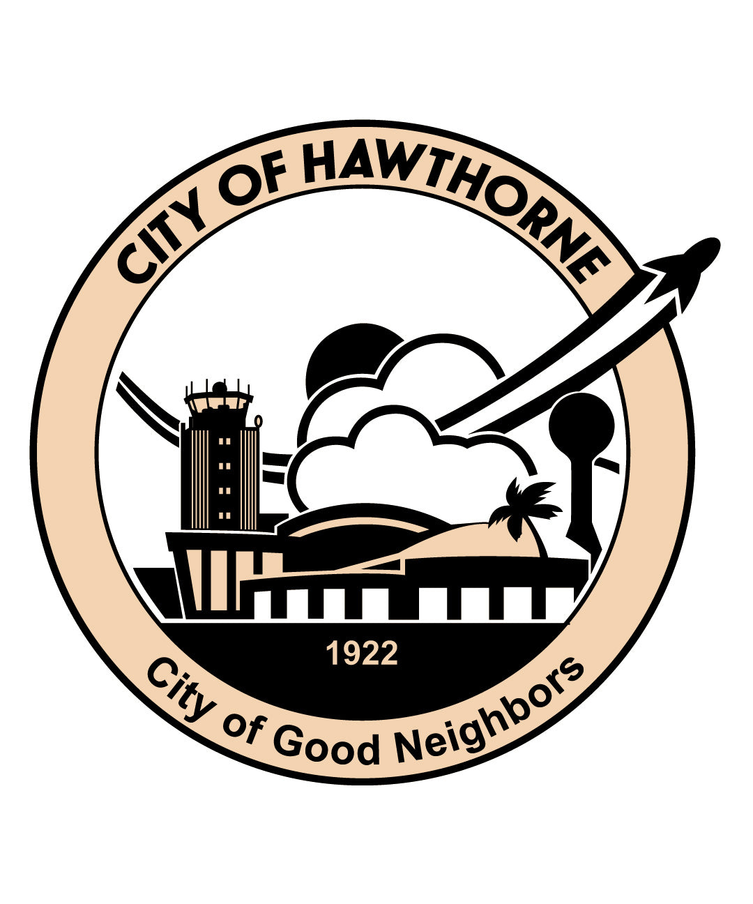 City of Hawthorne logo, California