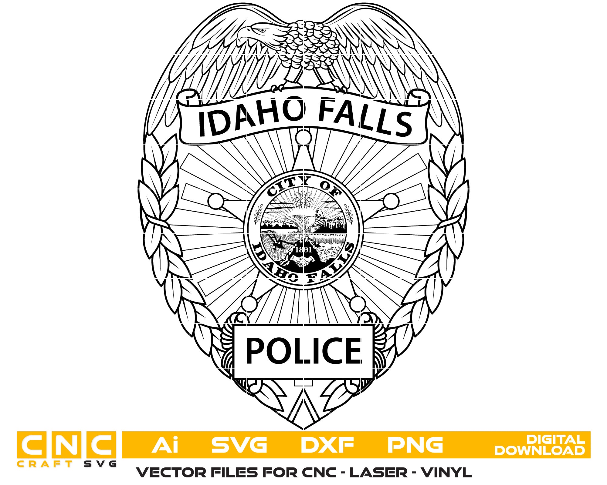 City of Idaho Falls Police Badge