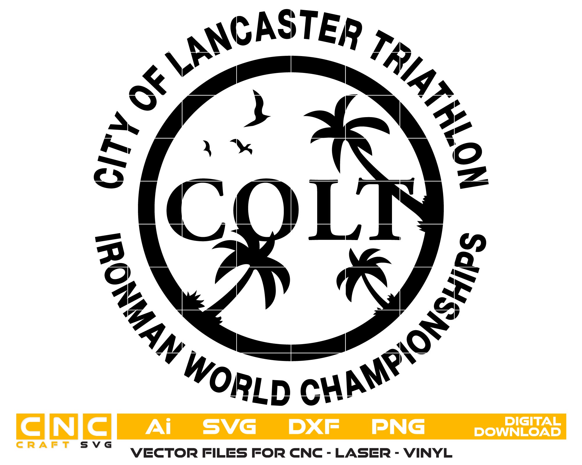 City of Lancaster Triathlon logo