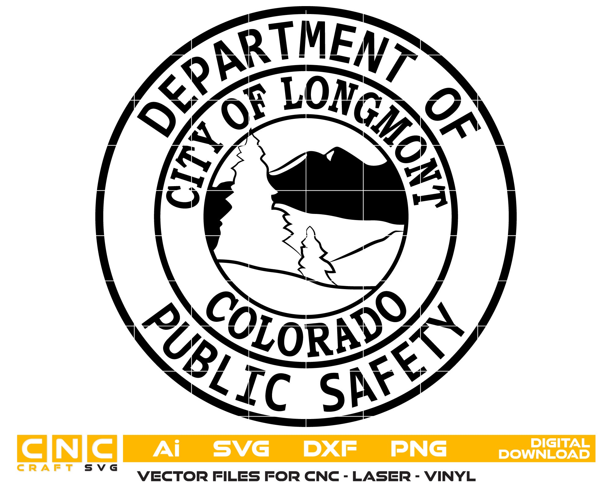 City of Longmont Seal, Colorado