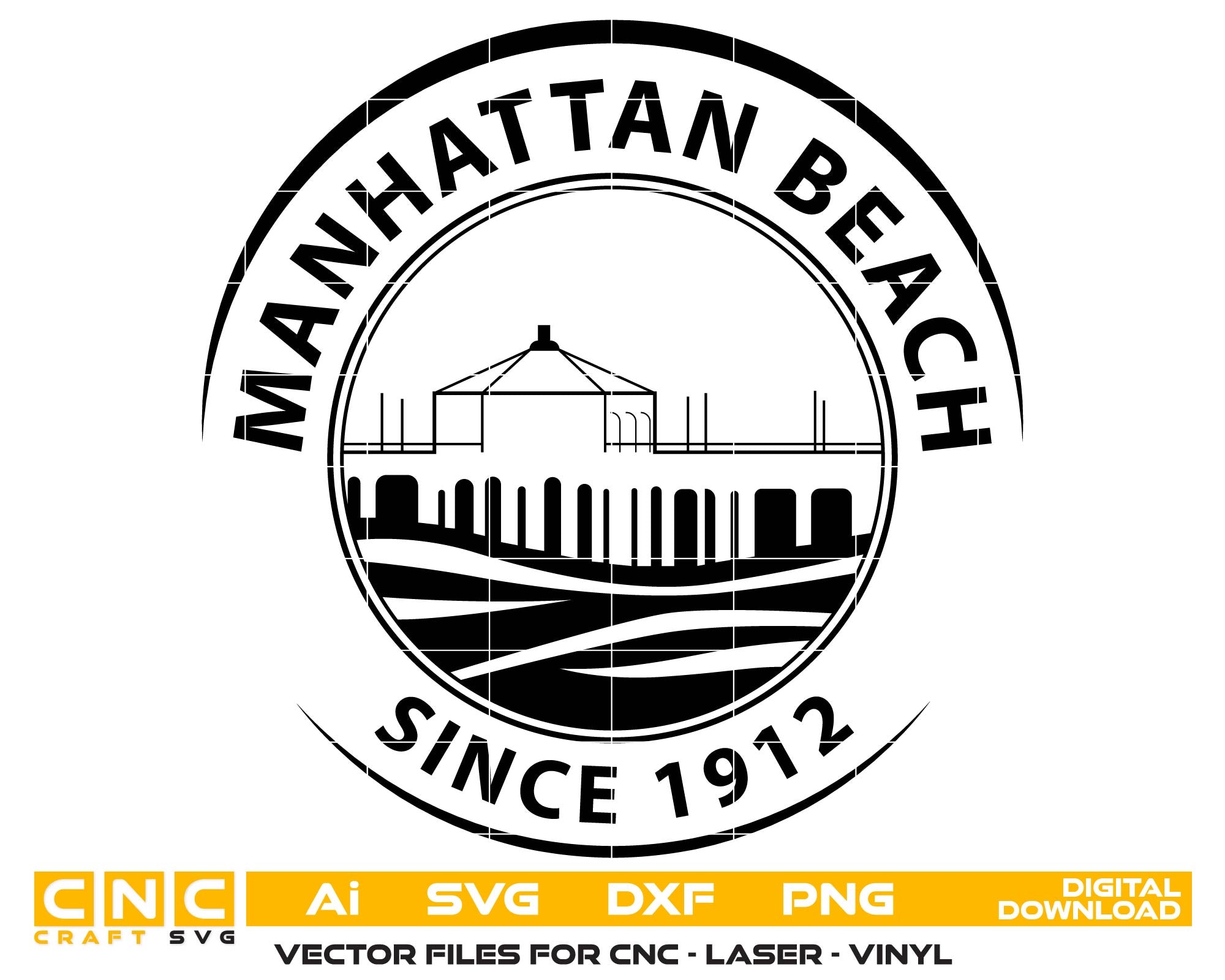 City of Manhattan Beach Logo, California