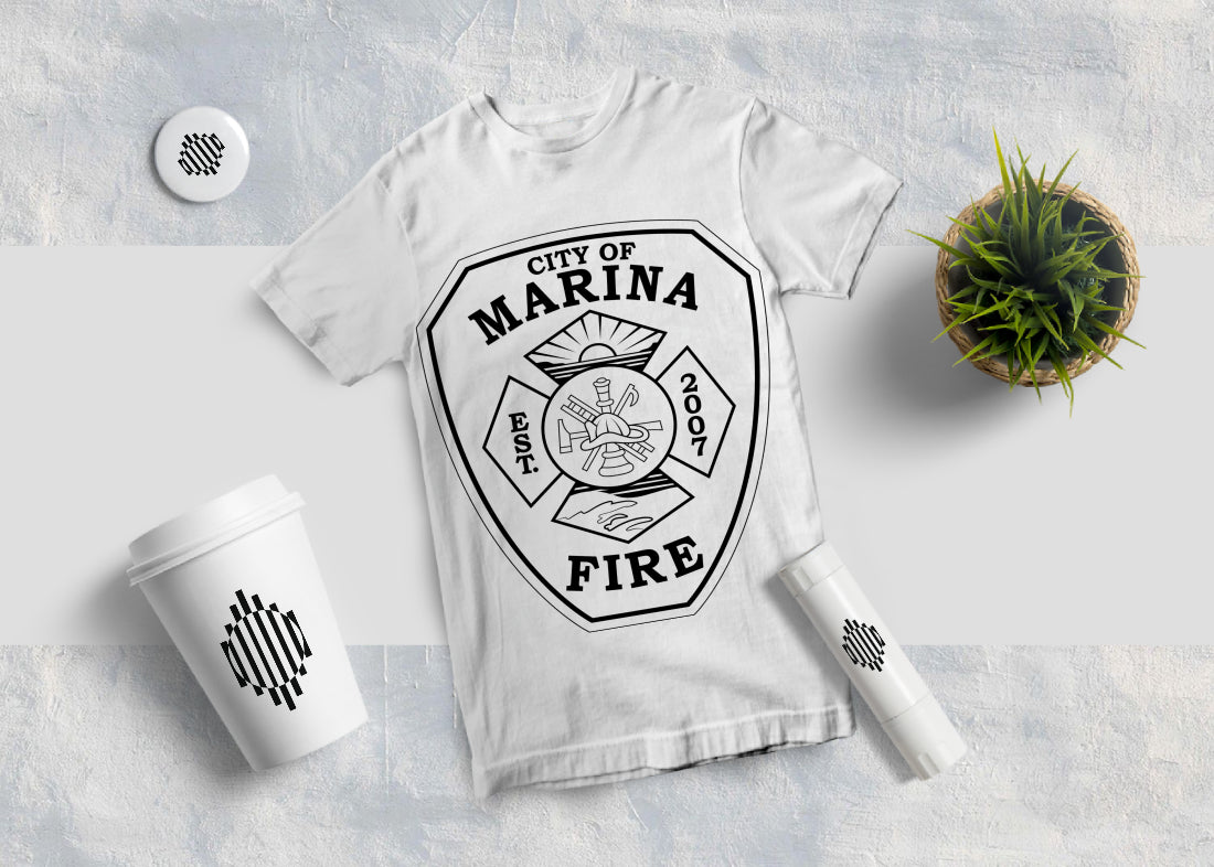City of Marina Fire Department Emblem, California