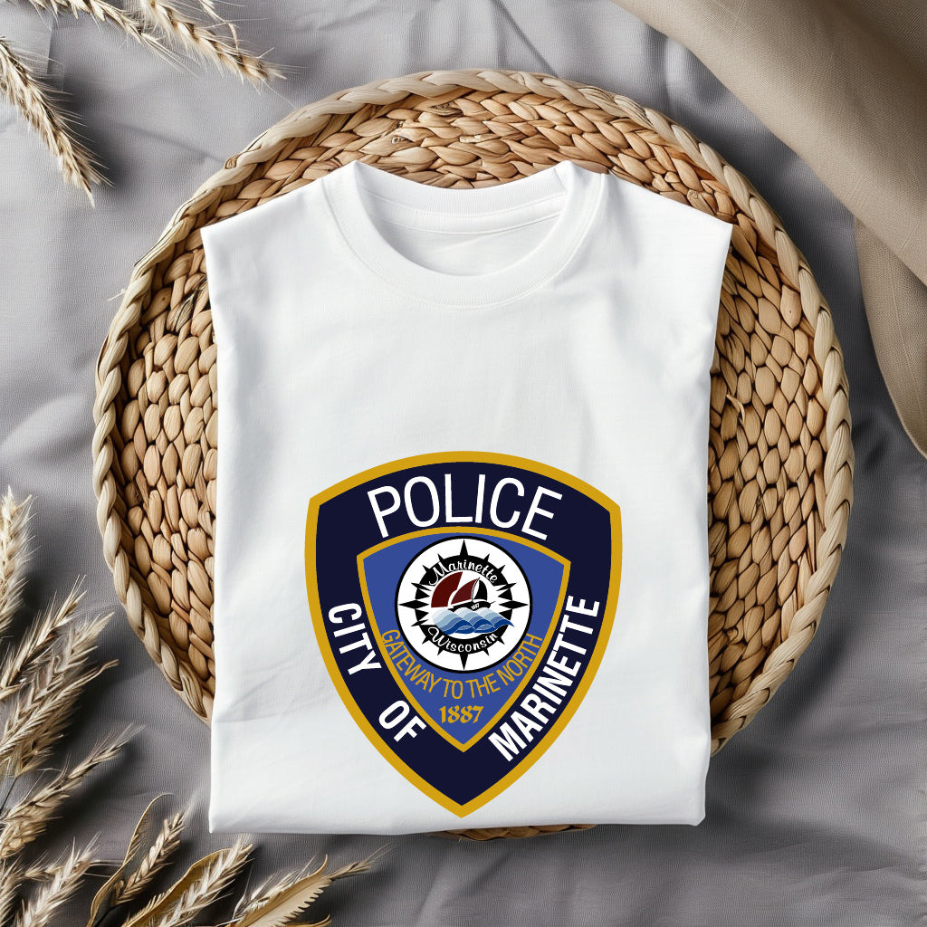 City of Marinette Police Badge Colour Printing File