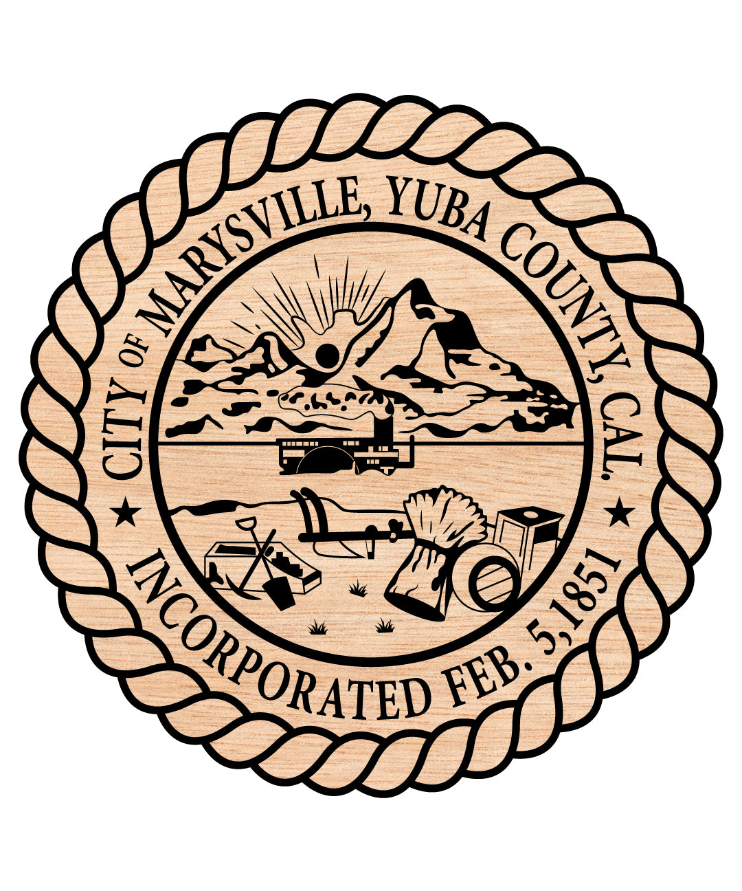 City of Marysville Yuba County Seal