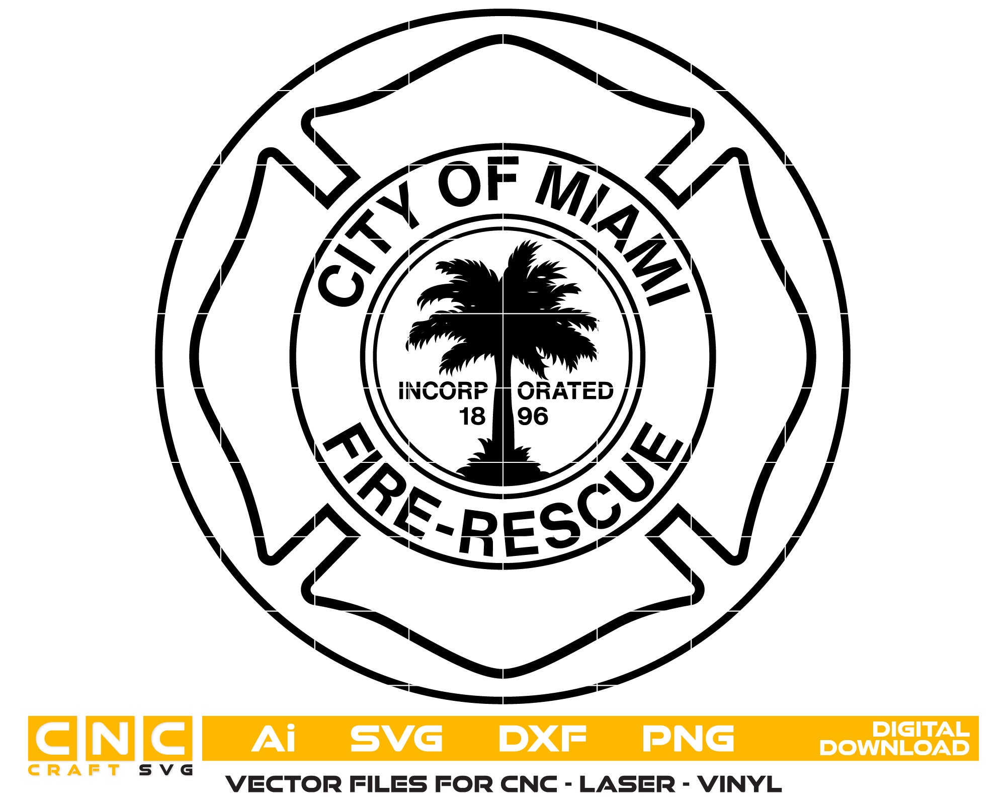 City of Miami Fire Rescue Logo