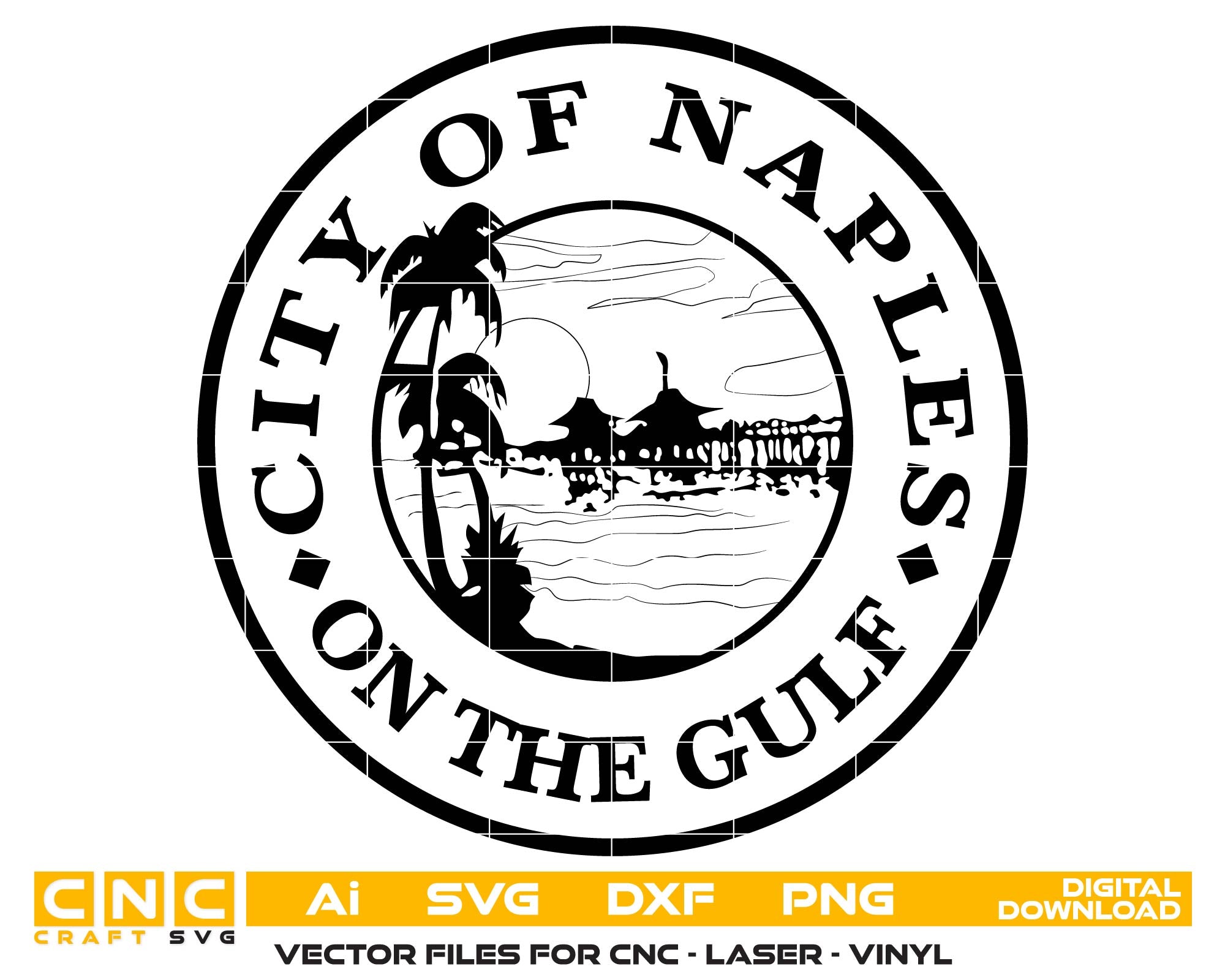 City of Naples On The Gulf Seal, Florida