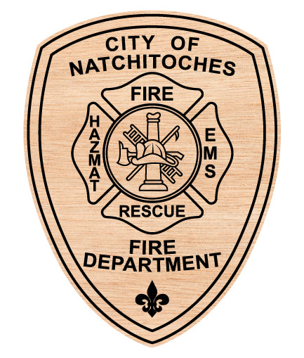 City of Natchitoches Fire Department Badge