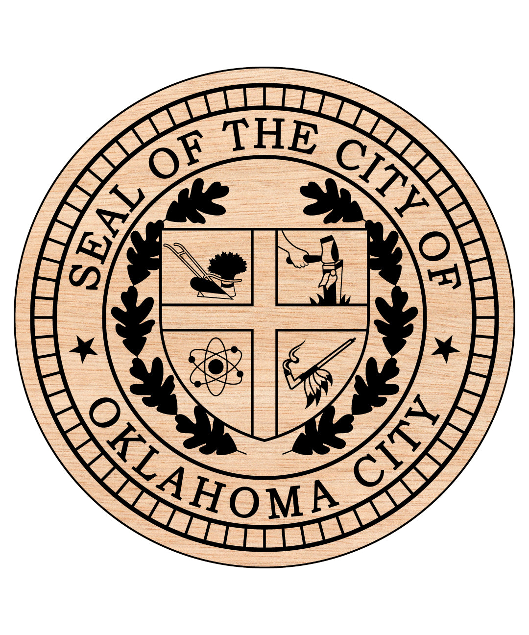 City of Oklahoma City Seal SVG