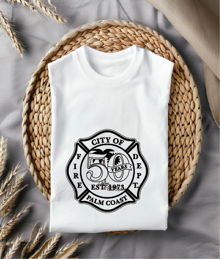 City of Palm Coast 50 Years Fire Department Badge