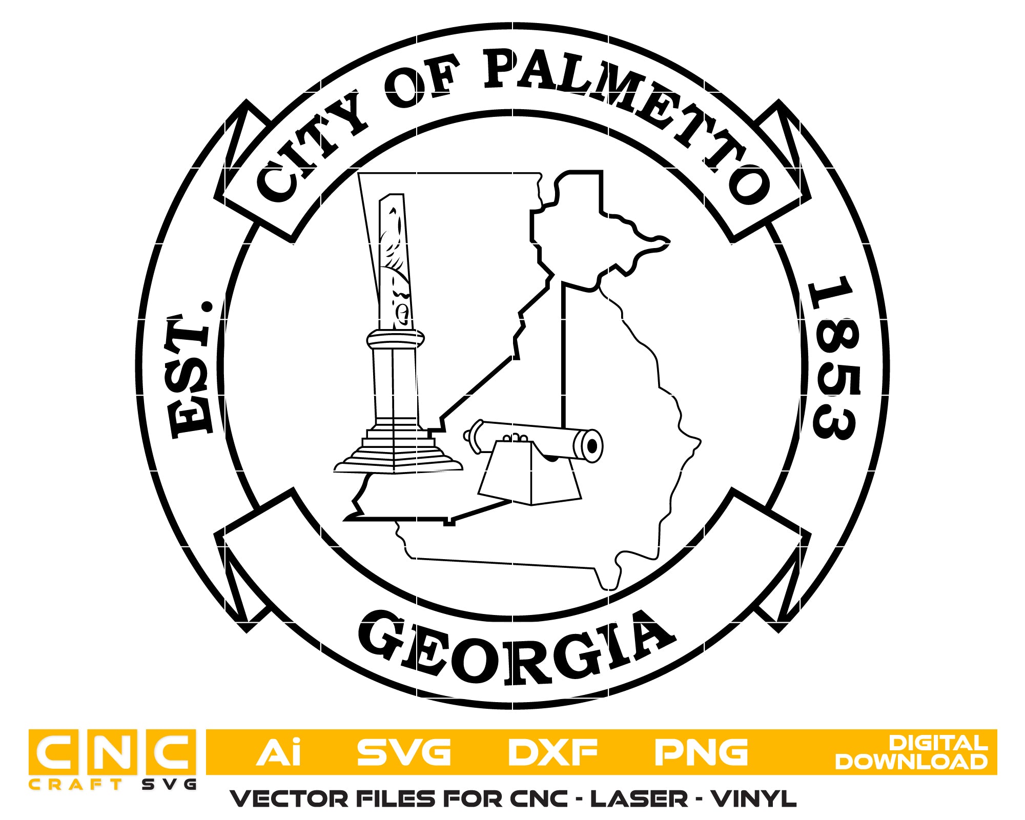 City of Palmetto Georgia Est Seal