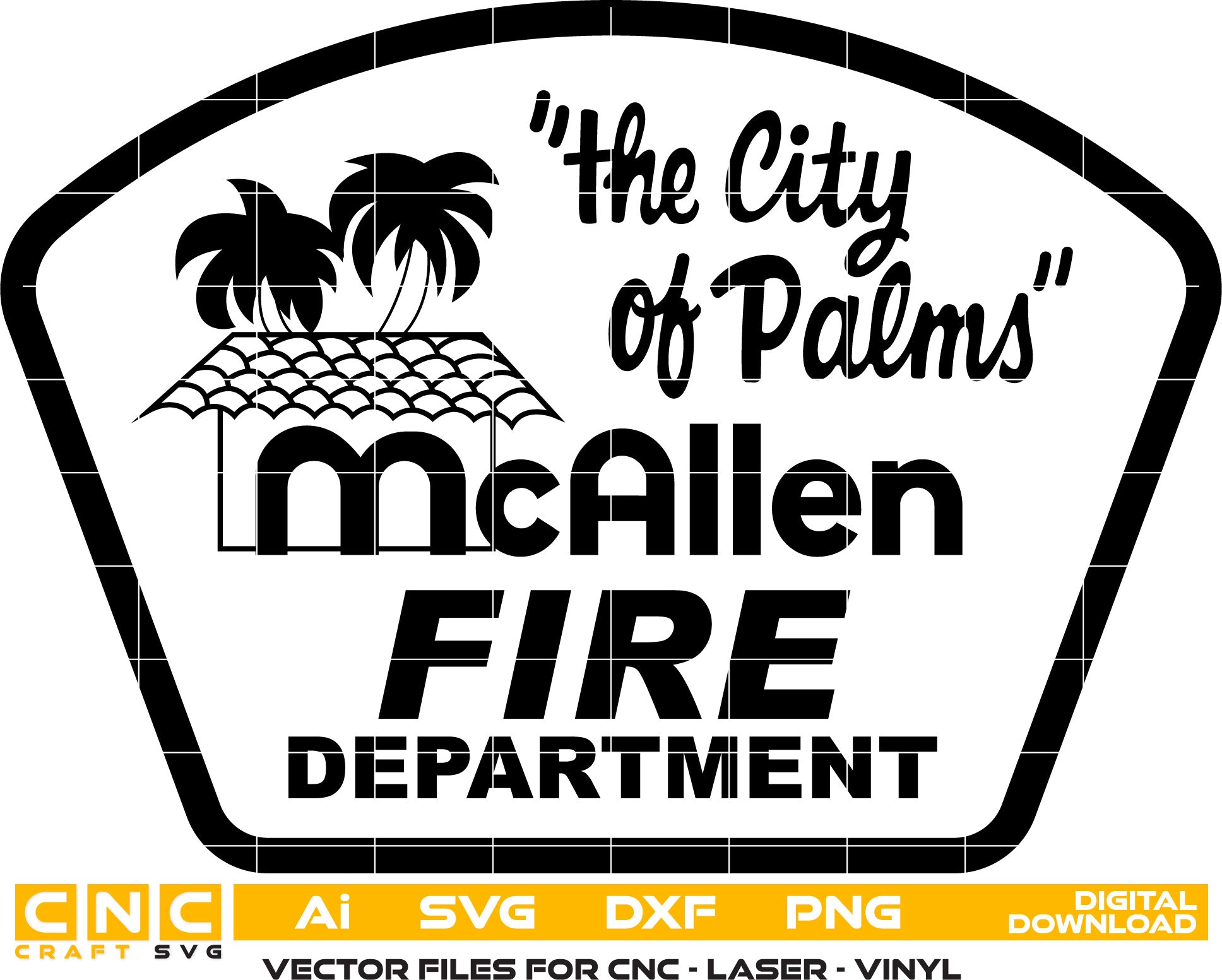 City of Palms Fire Dept Badge