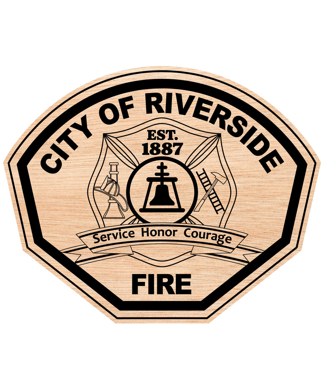 City of Riverside Fire Department Badge