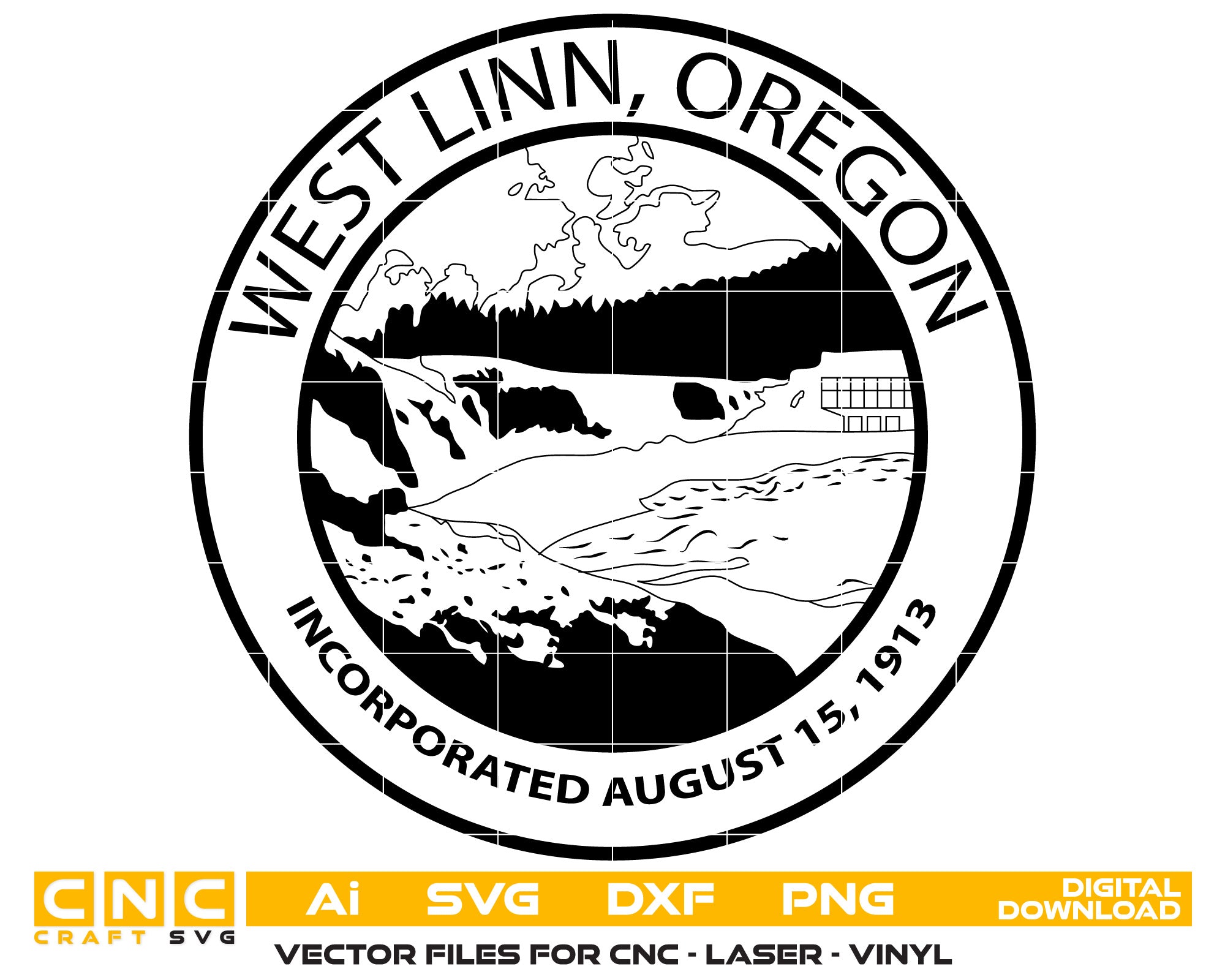 City of West Linn Oregon Incorporated Seal