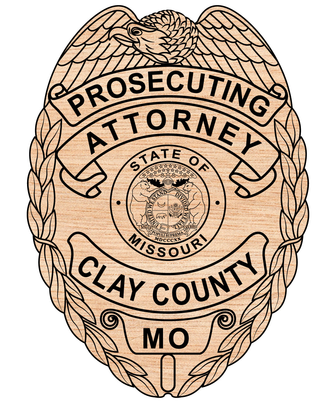 Clay County Attorney Prosecuting Badge
