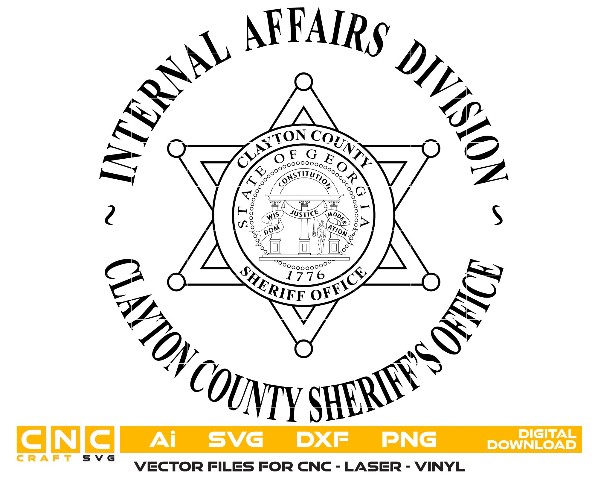 Clayton County Internal Affairs Division Badge