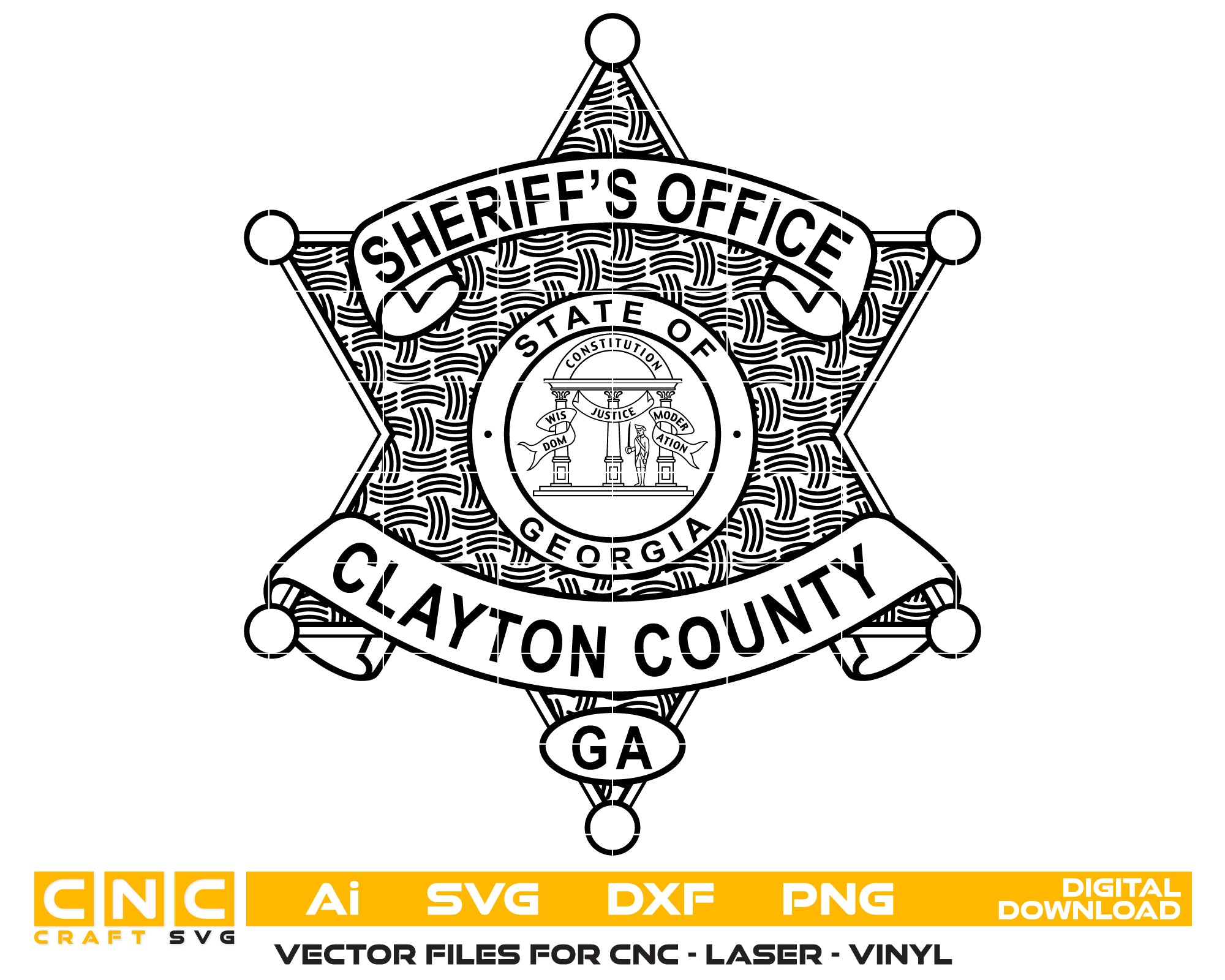 Clayton County Sheriff Badge