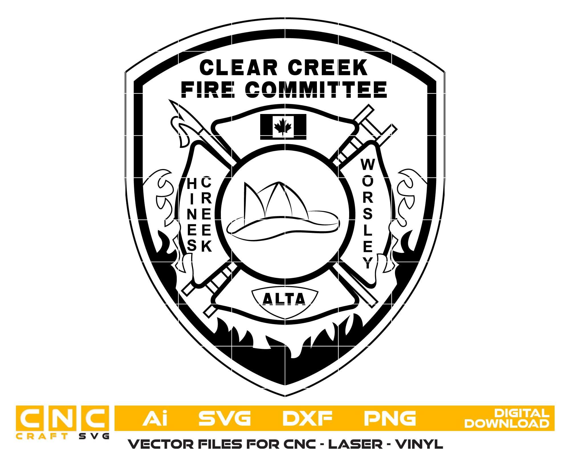 Clear Creek Fire Committee Patch Canada
