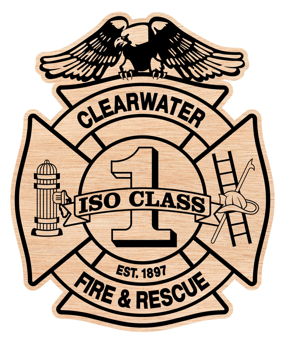 Clearwater Fire & Rescue Department Badge