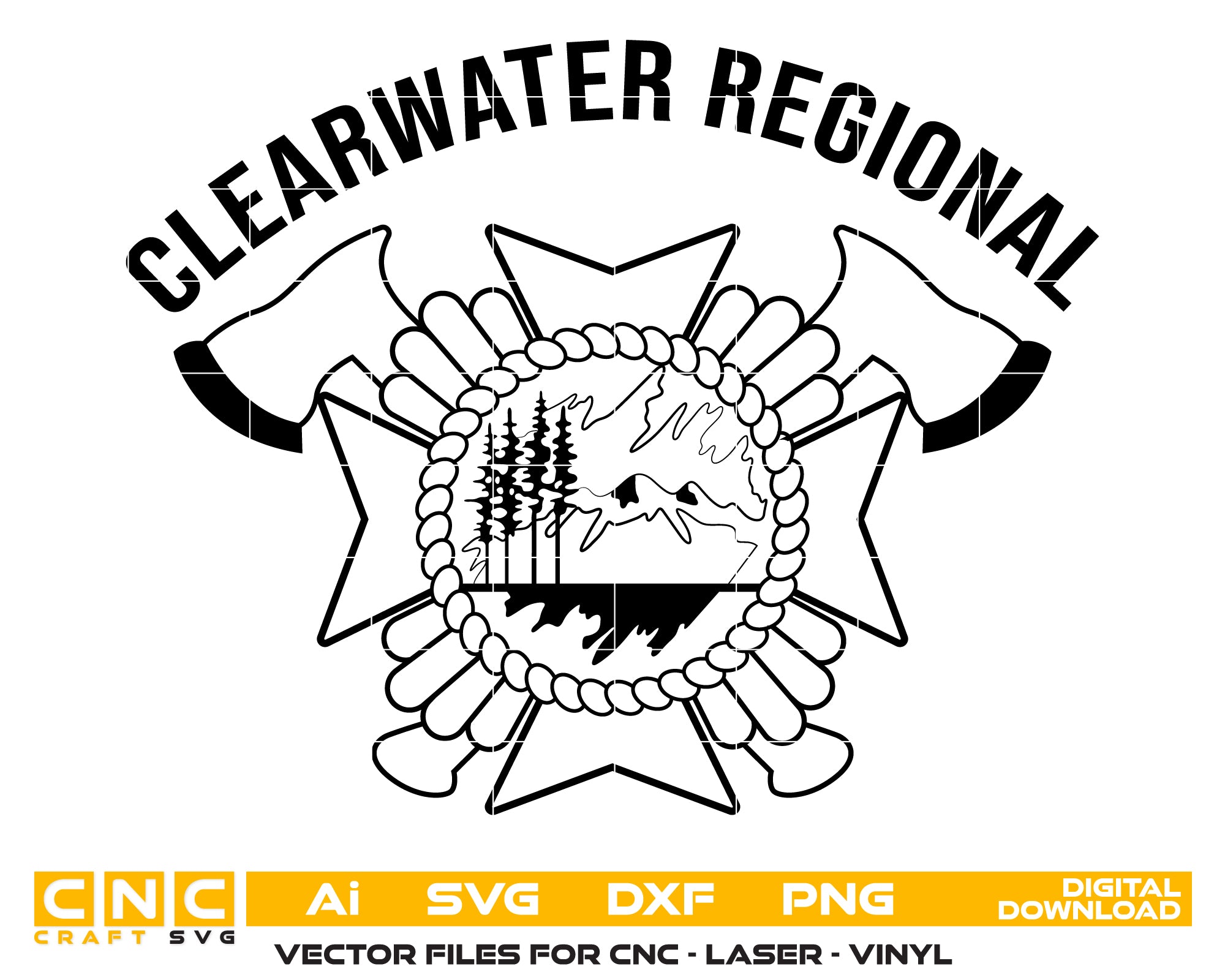 Clearwater Regional Fire Department Badge