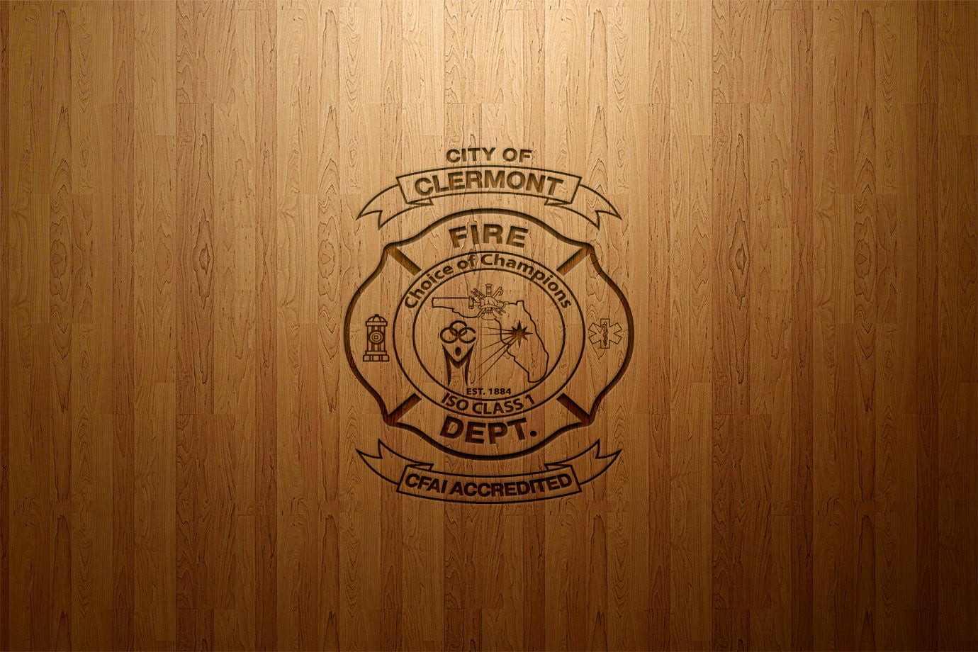 Clermont Fire Department Badge, Florida