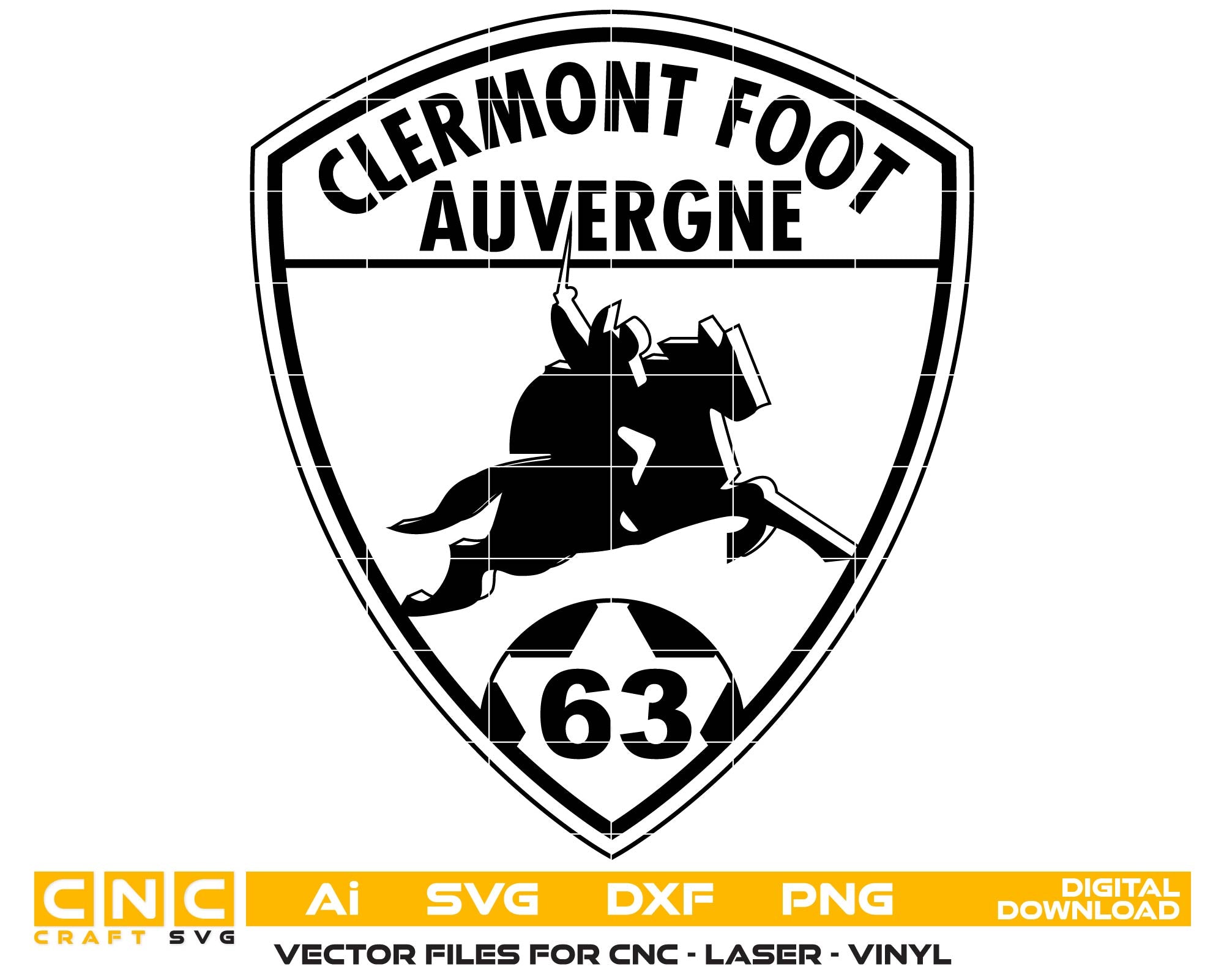 Clermont Foot Auvergne Logo
