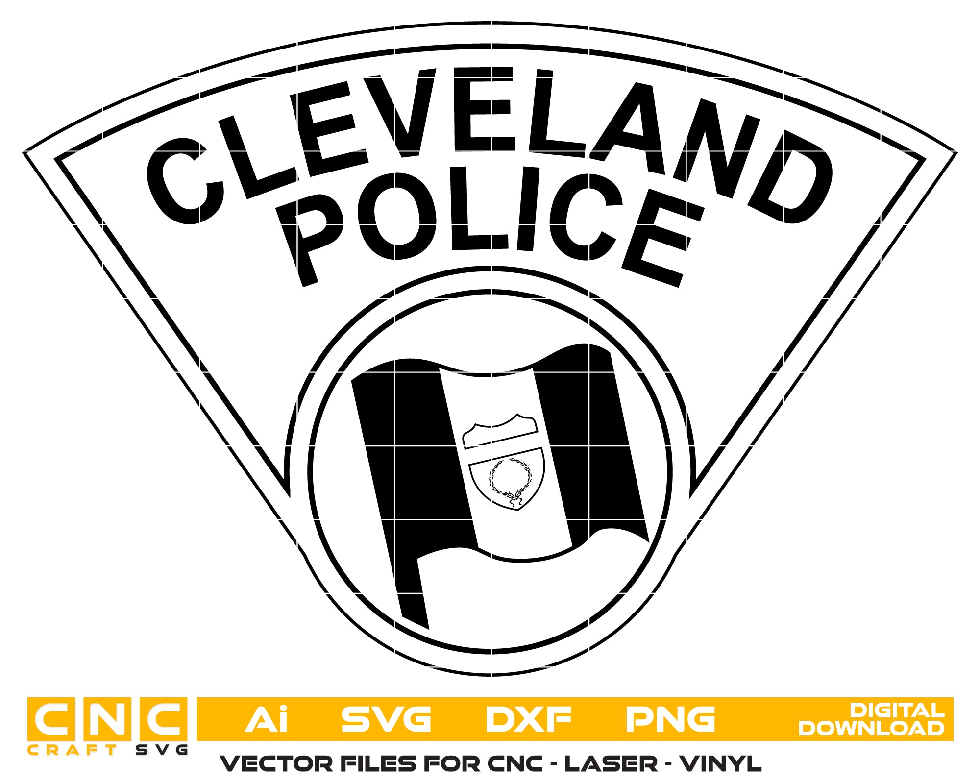 Cleveland Division Of Police Patch SVG