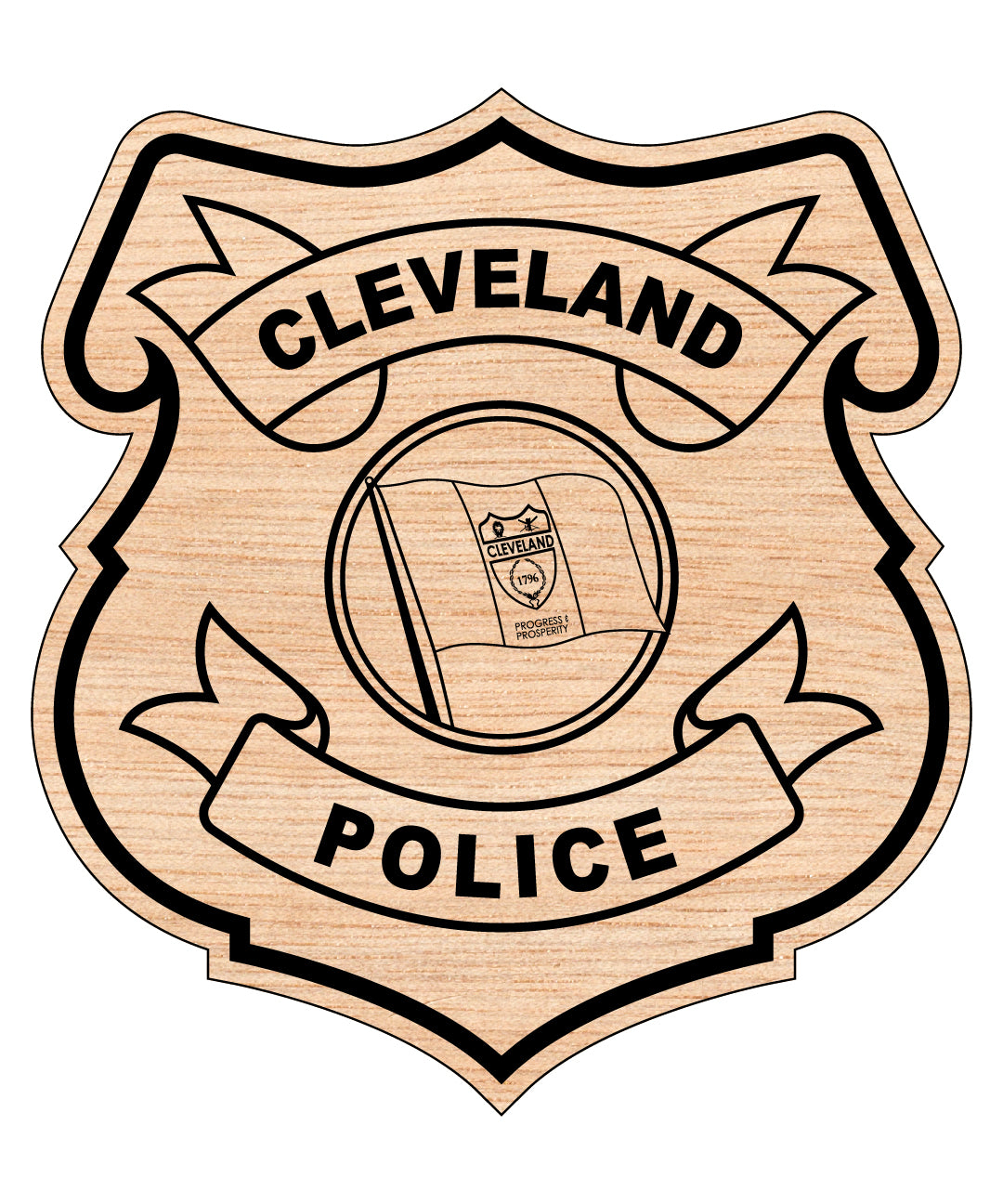 Cleveland Police Badge Svg