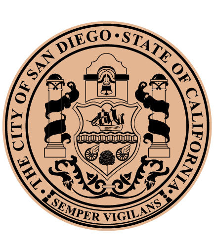 Coat of Arms of San Diego California Seal