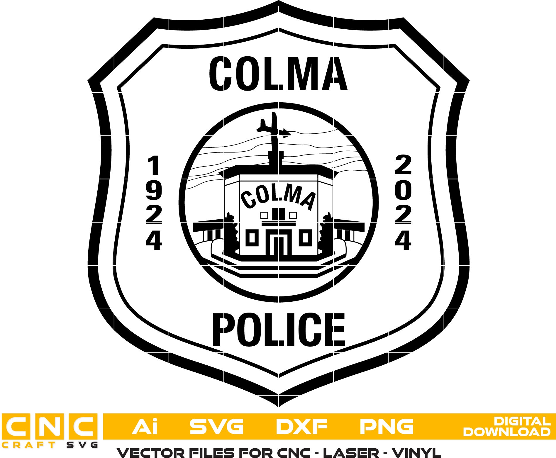 Colma Police Badge