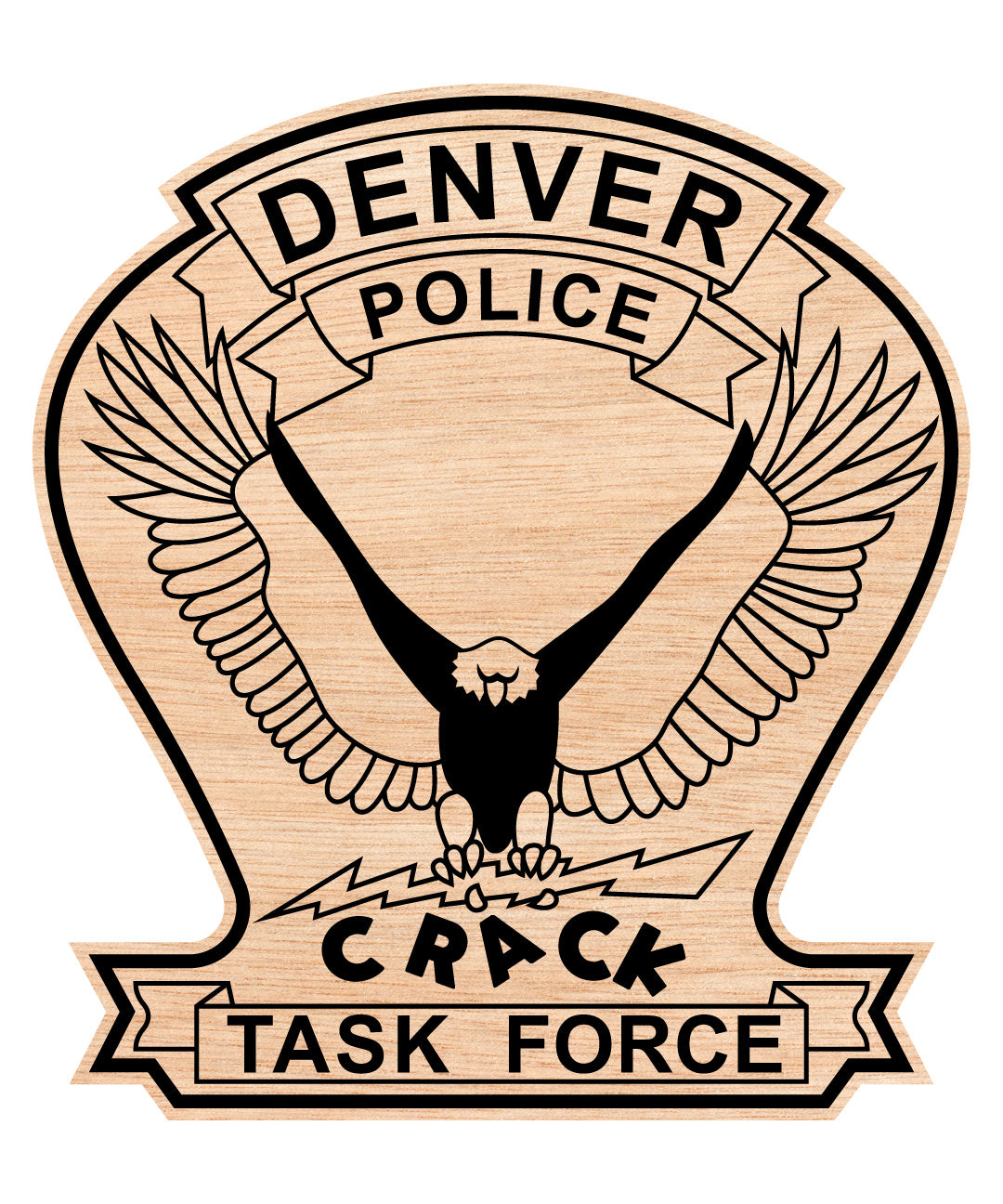 Colorado Denver County Crack Task Force Police Patch