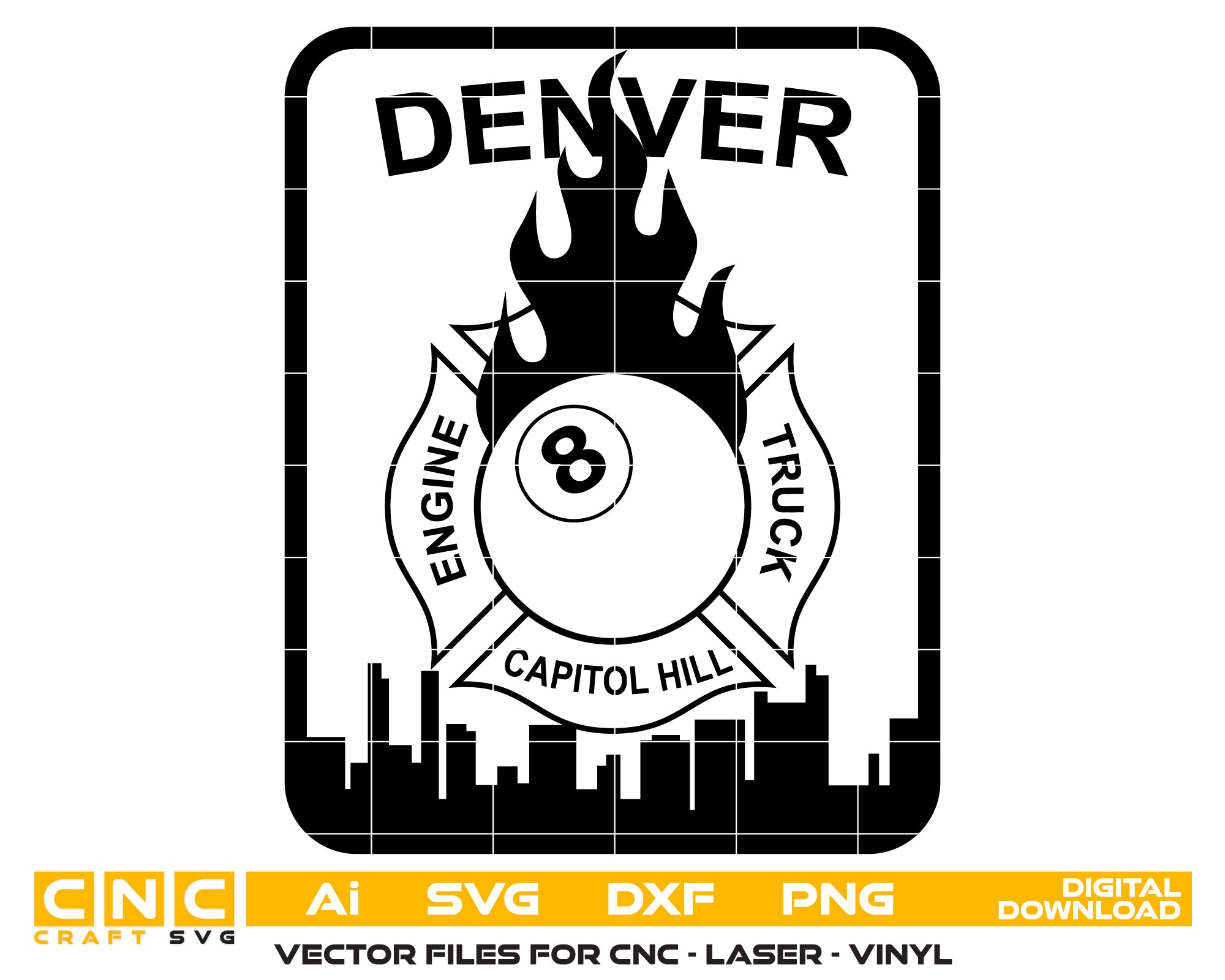 Colorado Denver Fire Department Station Patch