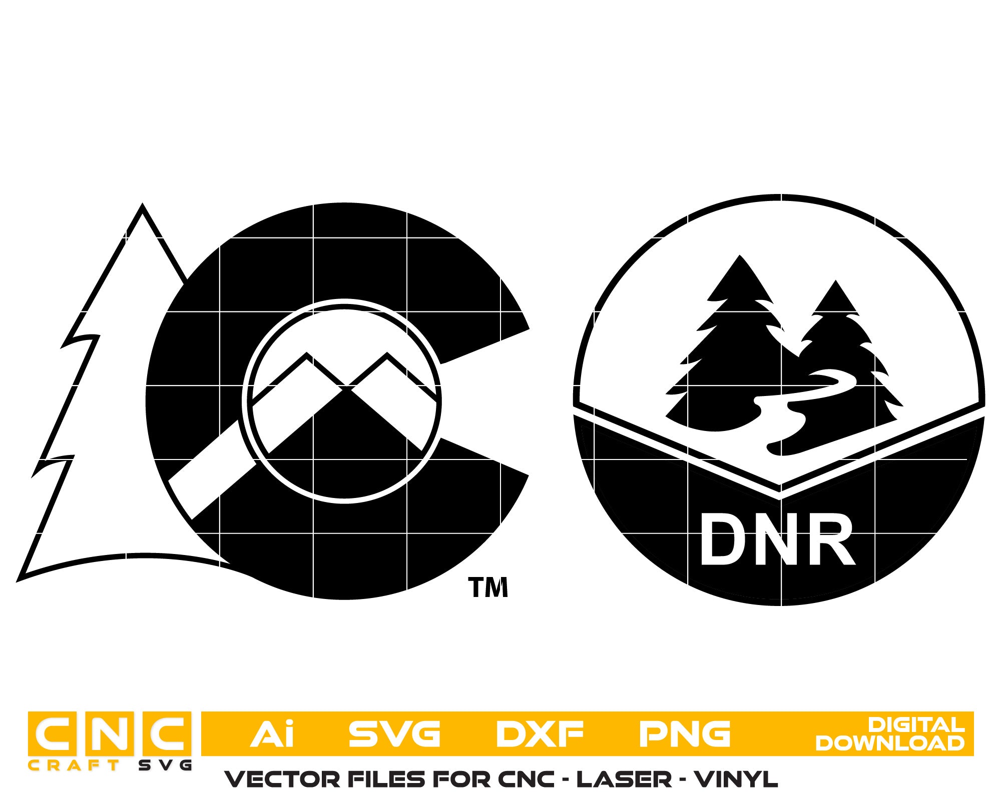 Colorado Department of Natural Resources Seal SVG | Official State Emblem Vector
