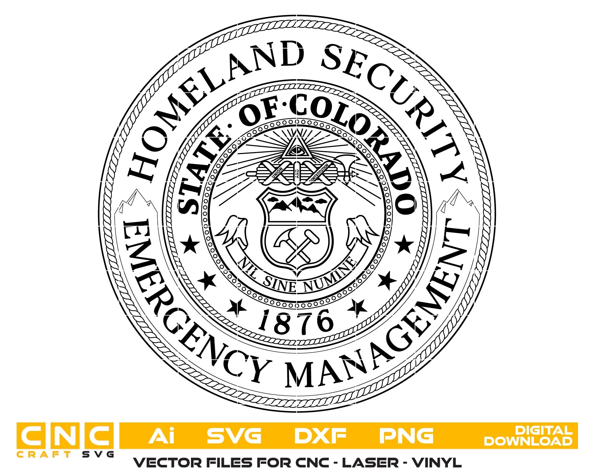 Colorado Homeland Security Emergency Management Seal