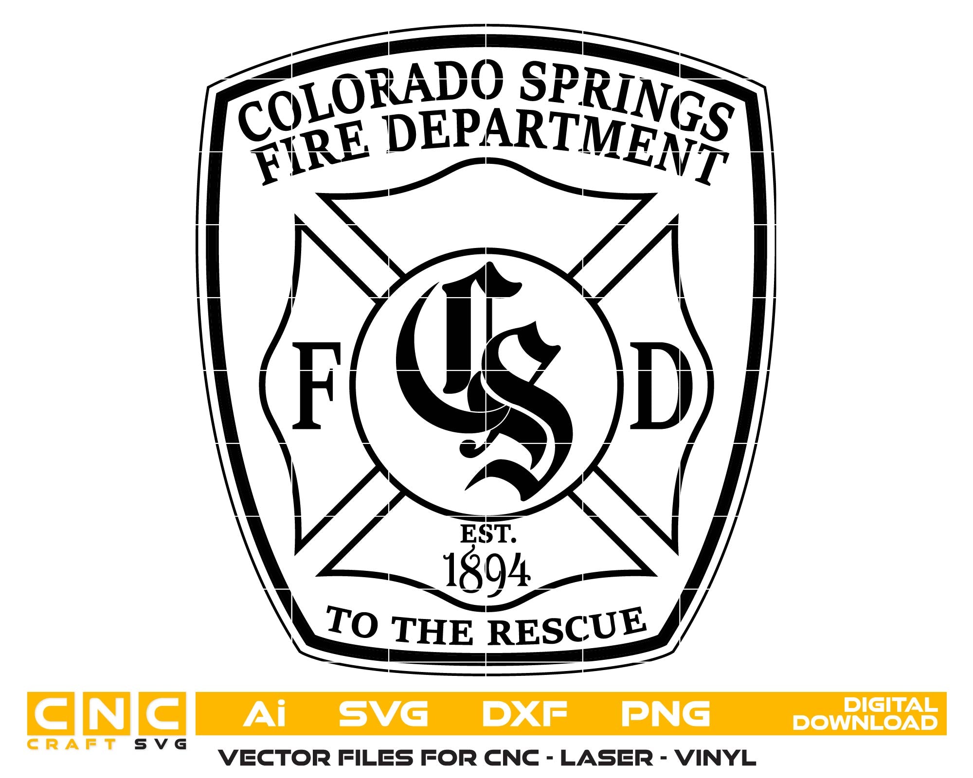 Colorado Springs Fire Department Emblem