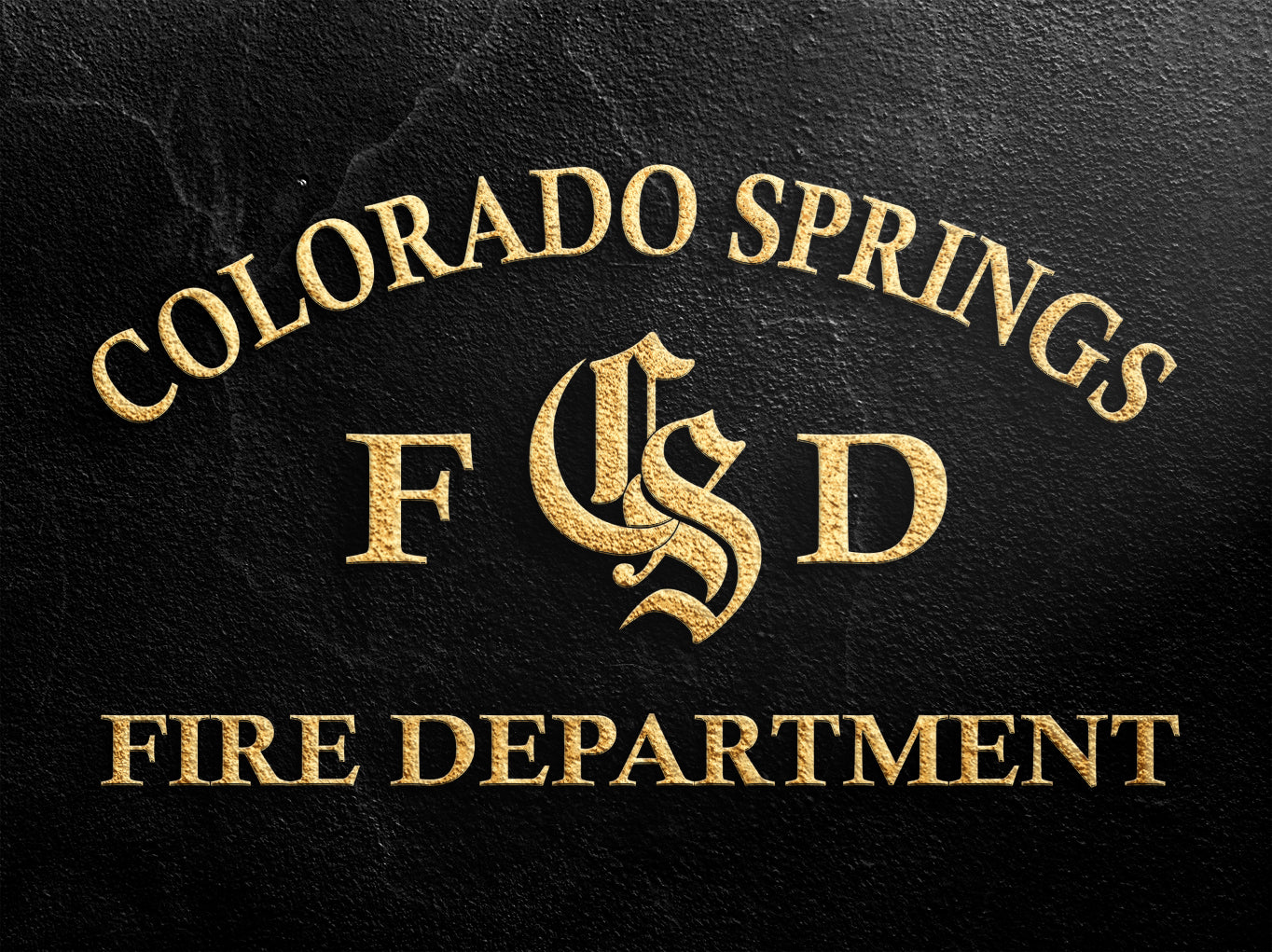 Colorado Springs Fire Department Vehicle Emblem