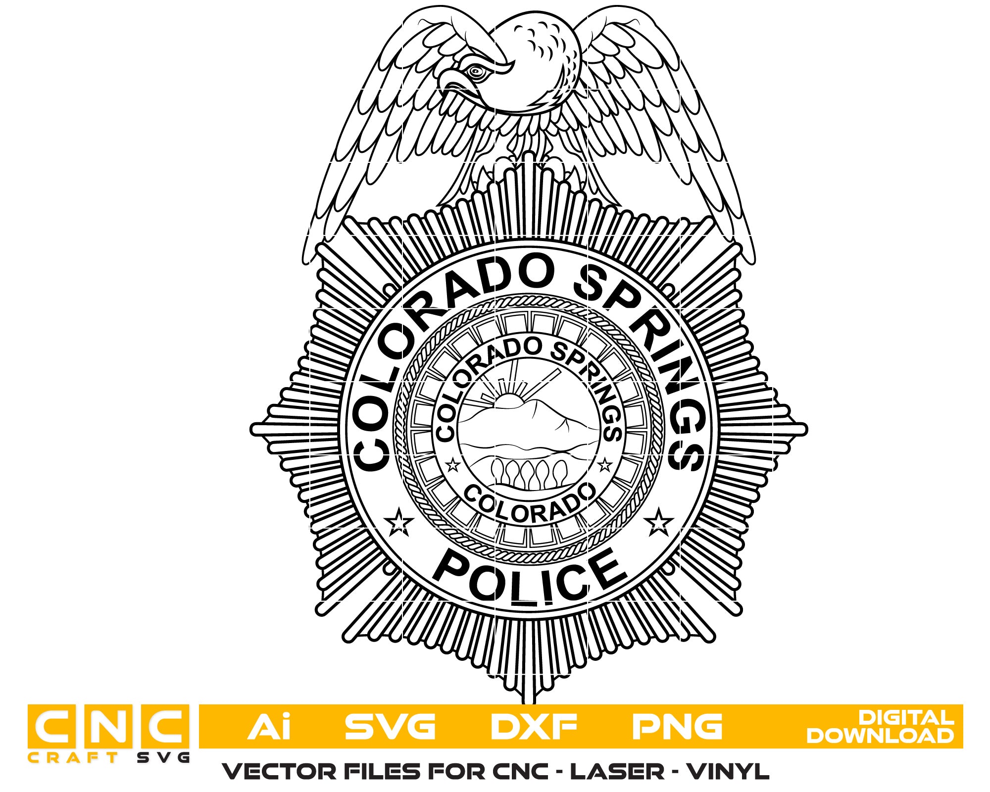 Colorado Springs Police Badge